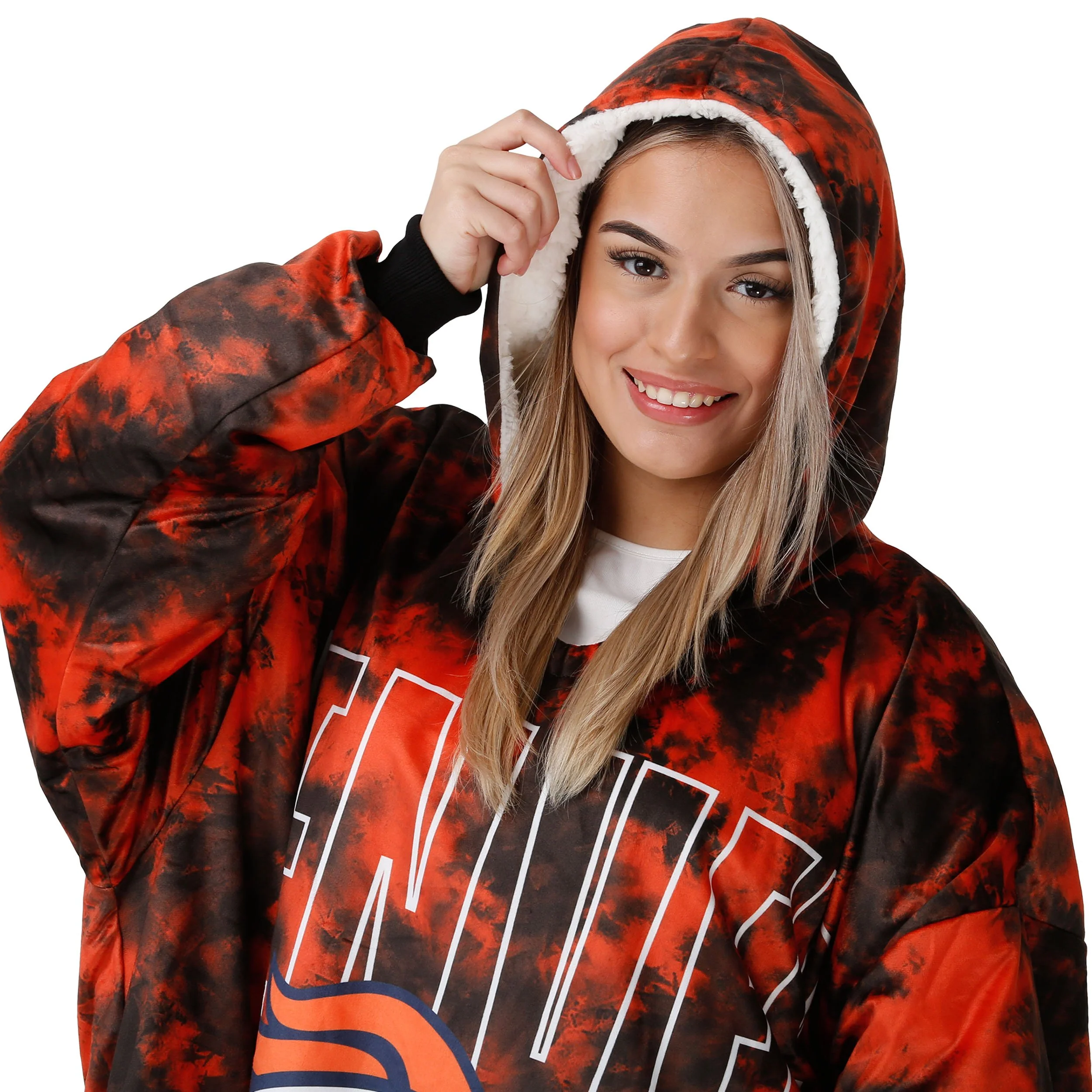 Denver Broncos NFL Bold Logo Camo Hoodeez - Image 6