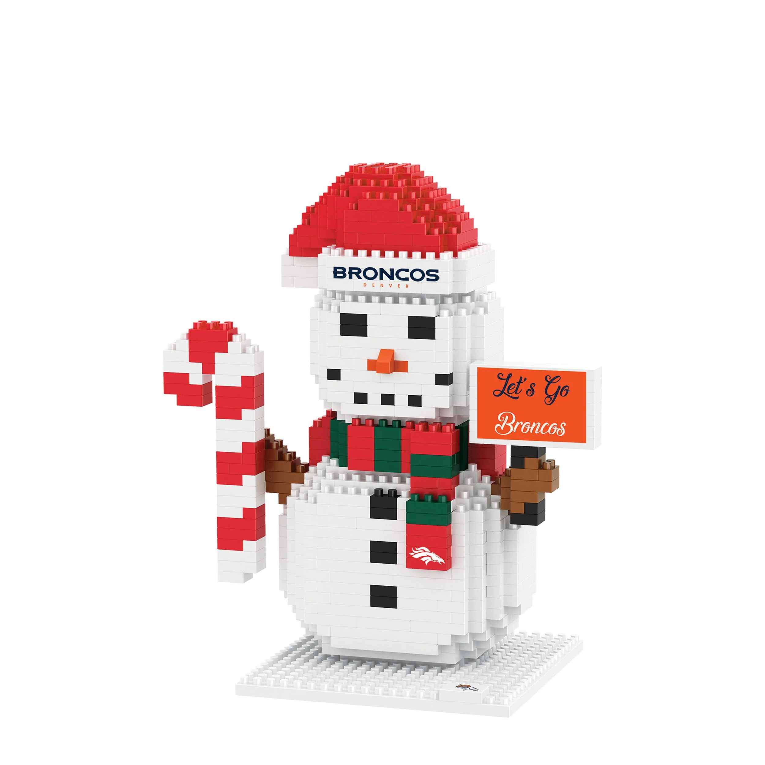Denver Broncos NFL BRXLZ Snowman