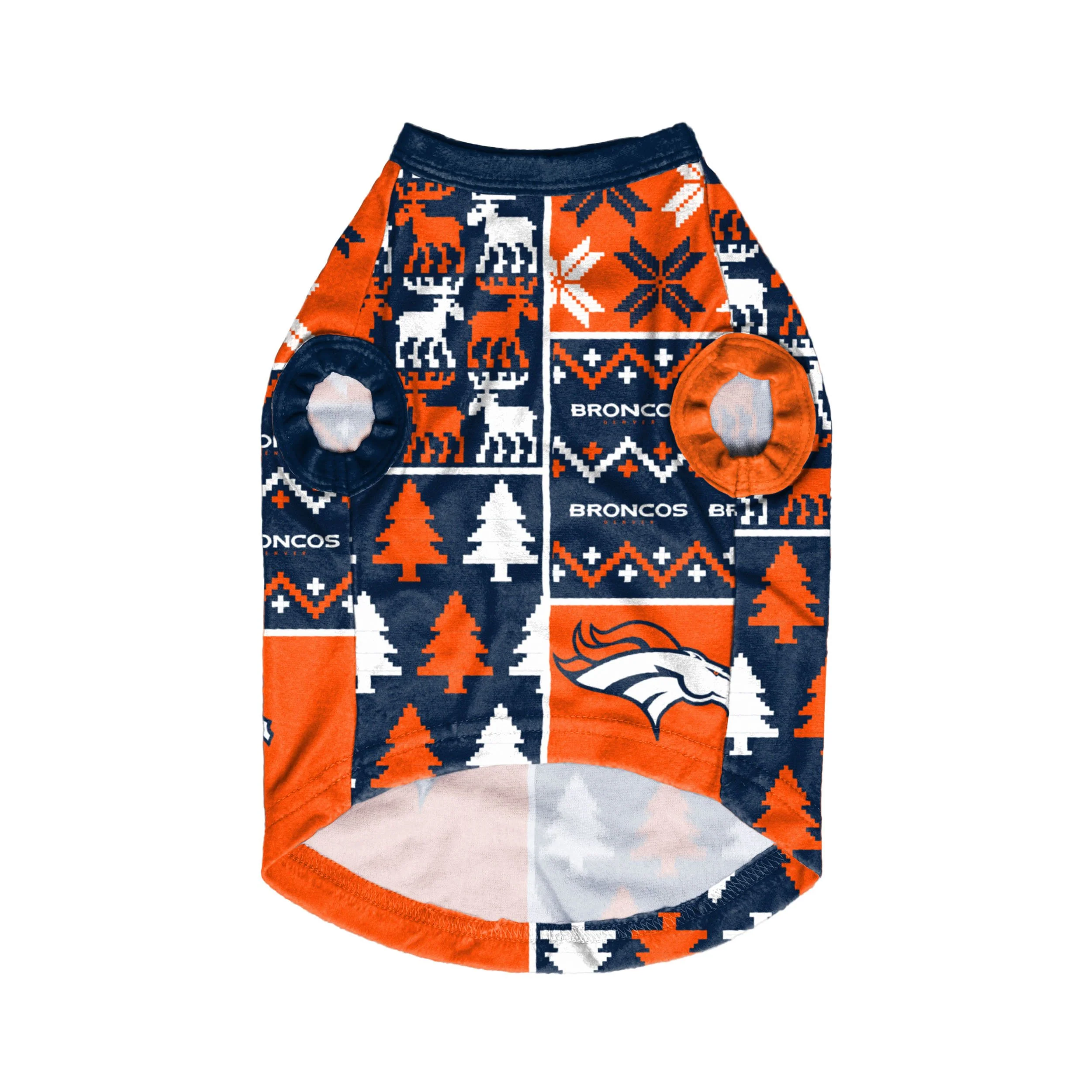 Denver Broncos NFL Busy Block Dog Sweater - Image 3