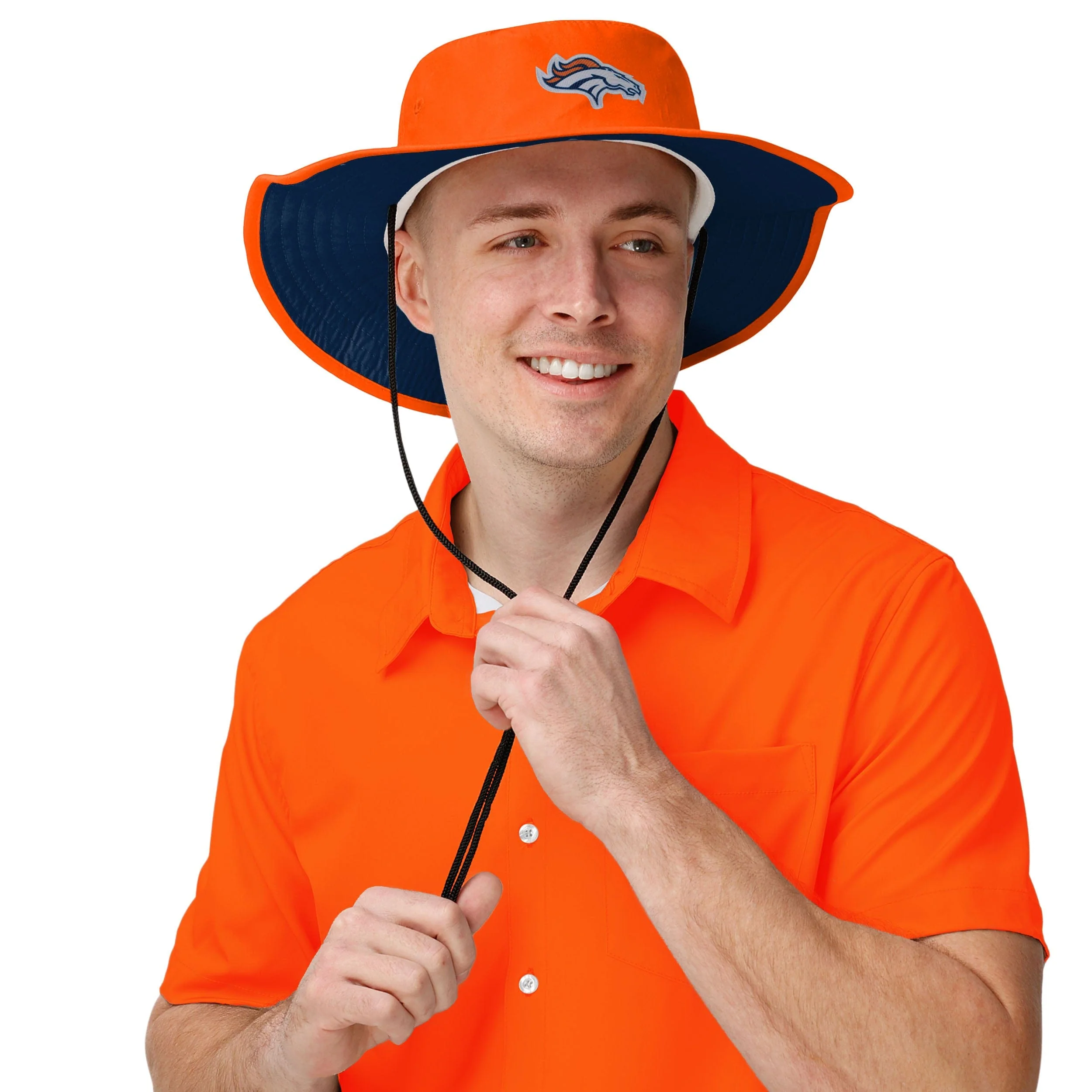 Denver Broncos NFL Colorblock Boonie Hat - Image 3