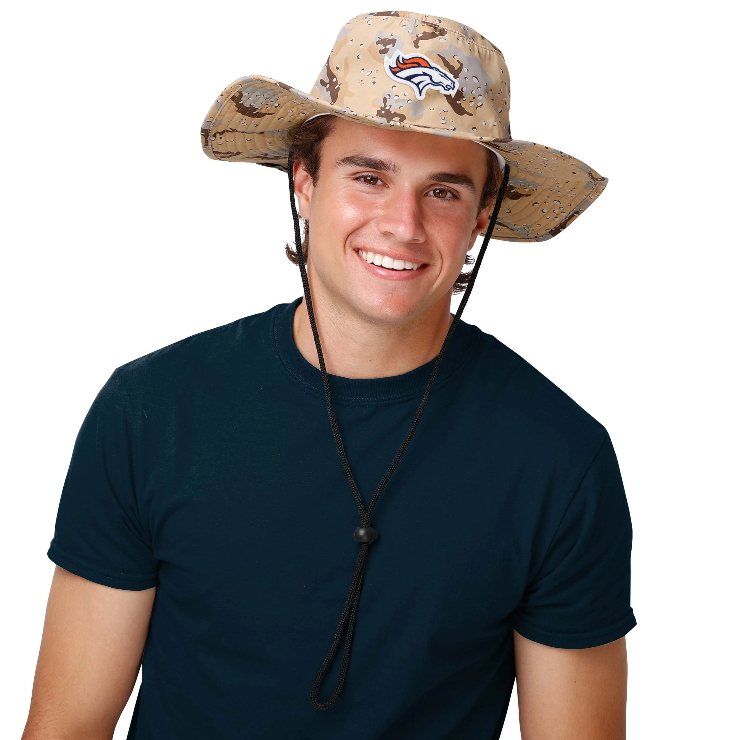 Denver Broncos NFL Dark Desert Camo Boonie Hat - Image 2