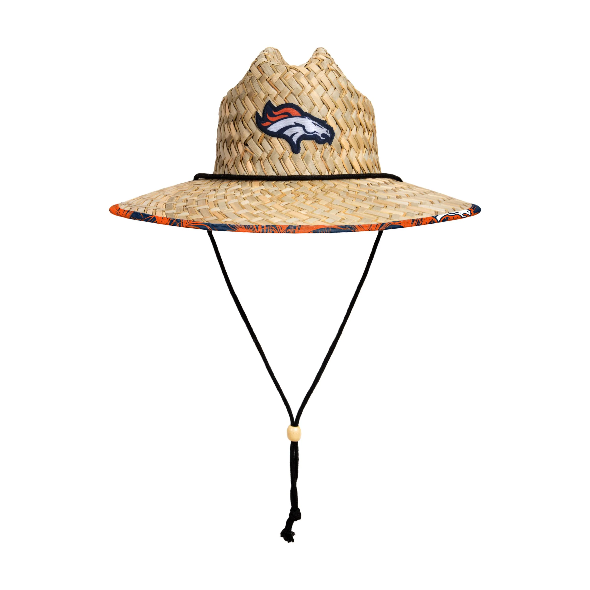 Denver Broncos NFL Floral Straw Hat - Image 3