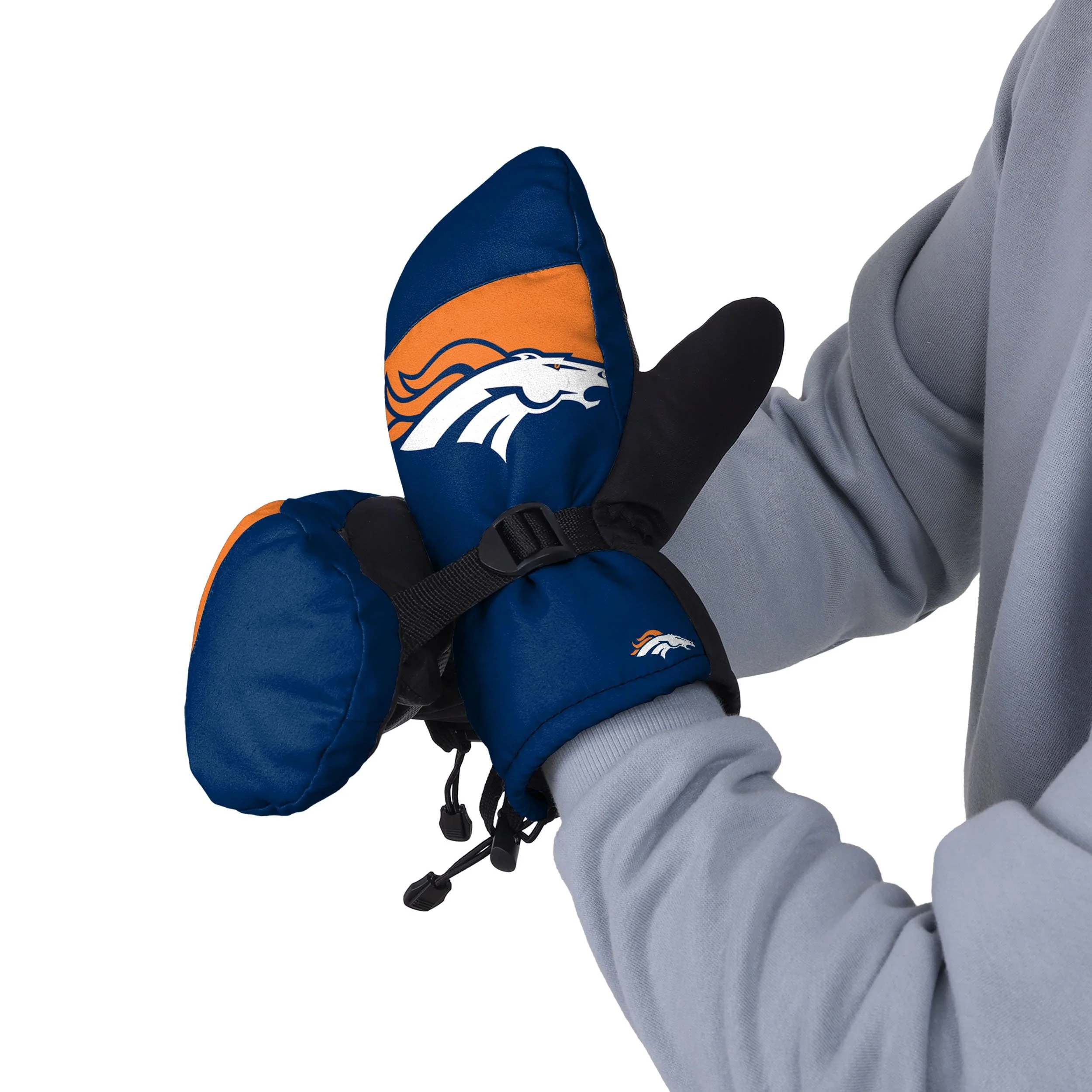 Denver Broncos NFL Frozen Tundra Insulated Mittens - Image 2