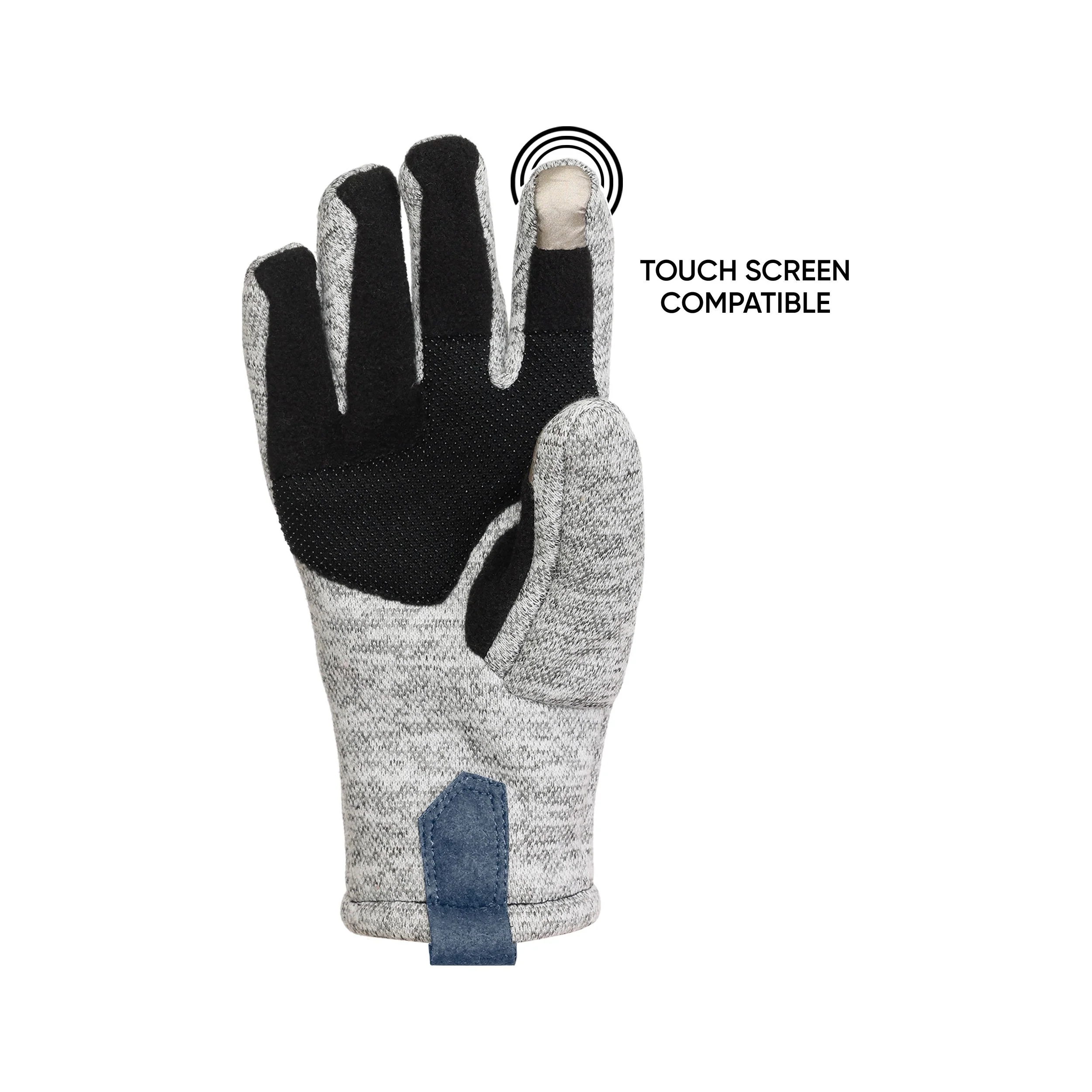 Denver Broncos NFL Heather Grey Insulated Gloves - Image 3