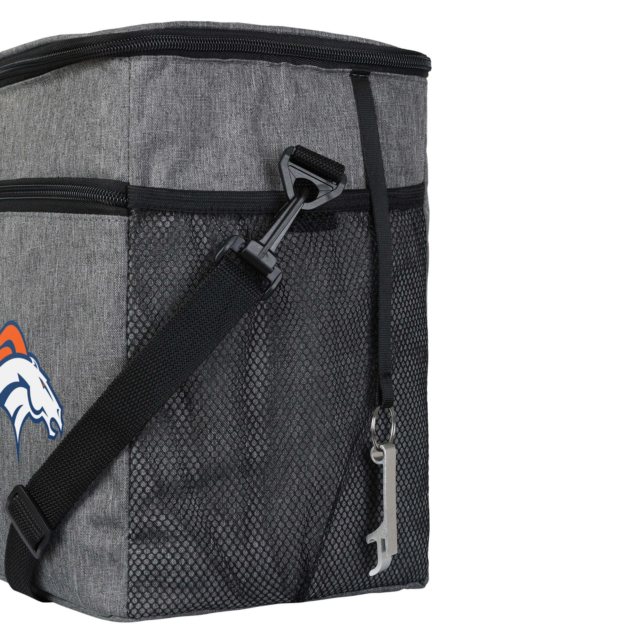 Denver Broncos NFL Heather Grey Tailgate 24 Pack Cooler - Image 4
