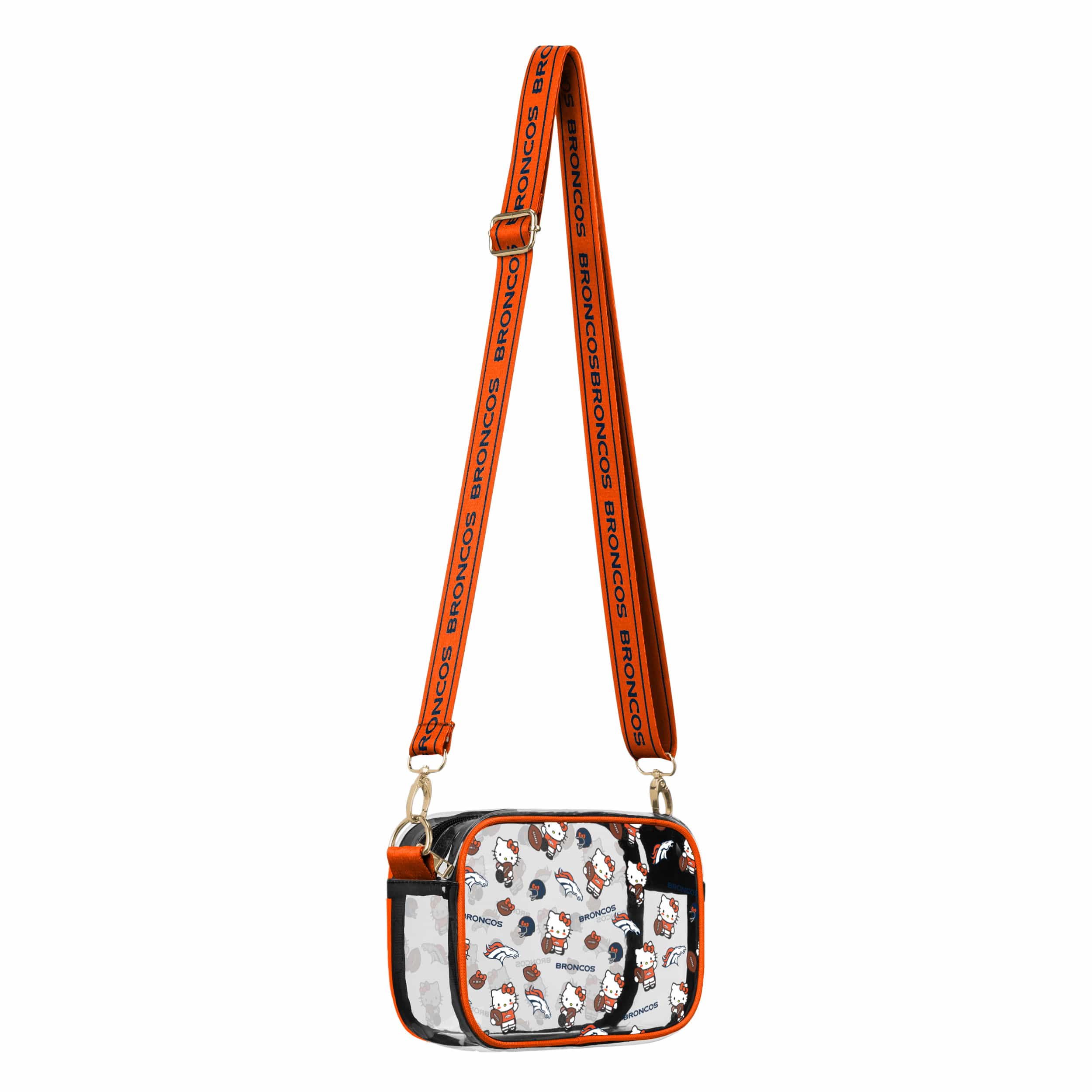 Denver Broncos NFL Hello Kitty® Clear Crossbody Bag - (PREORDER - SHIPS MID JUNE) - Image 2