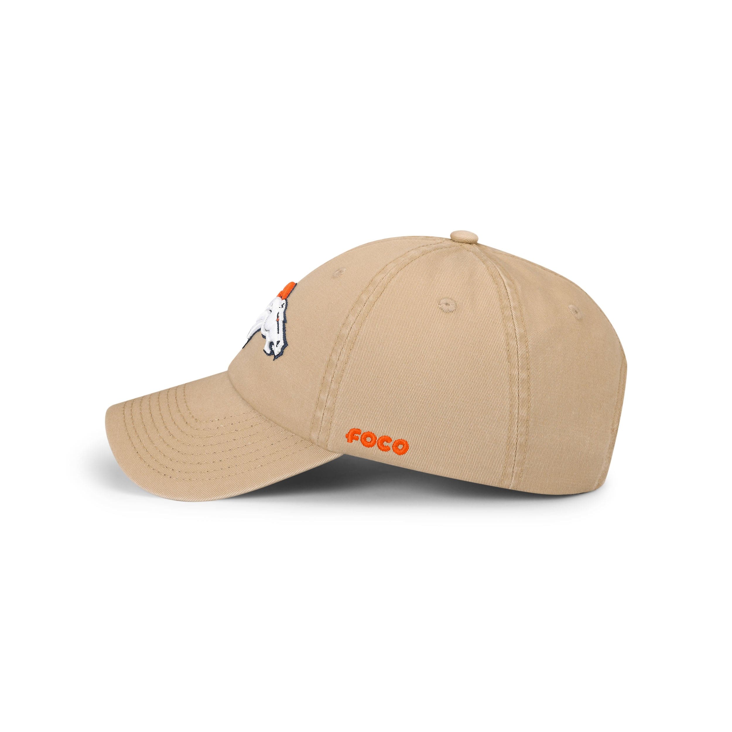 Denver Broncos NFL Khaki Primary Logo Casual Cap - Image 2