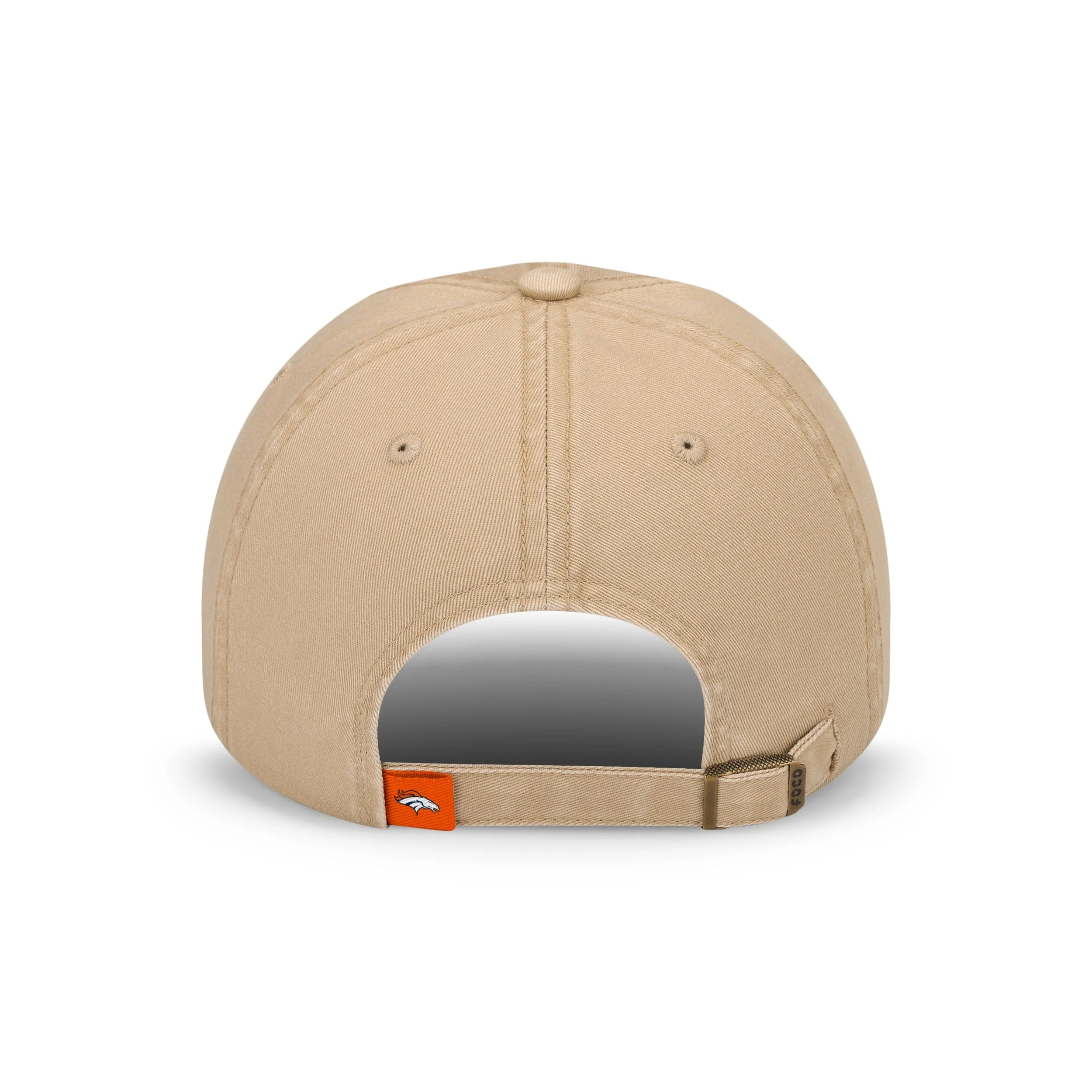 Denver Broncos NFL Khaki Primary Logo Casual Cap - Image 3