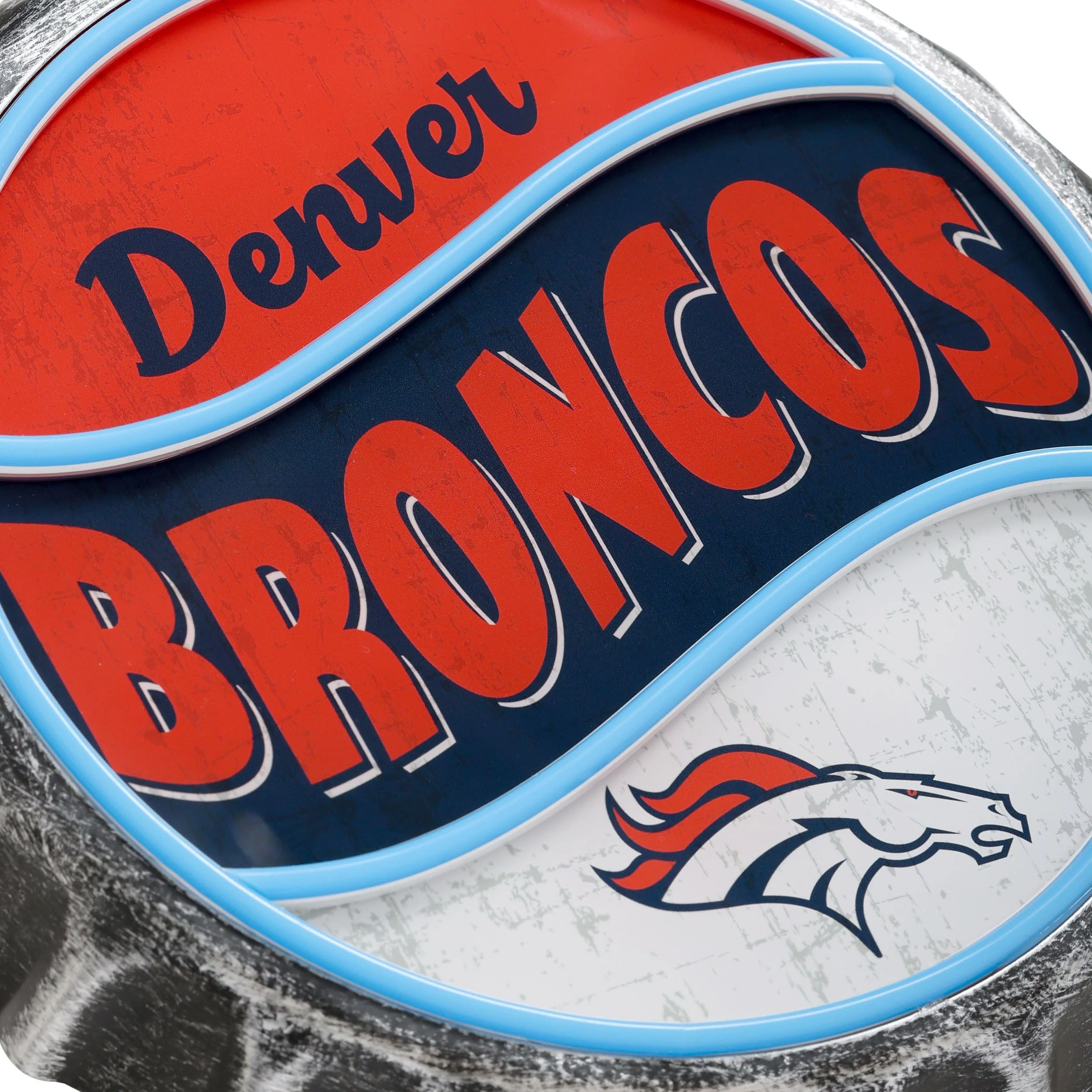 Denver Broncos NFL LED Neon Backlit Bottle Cap Wall Sign - Image 4
