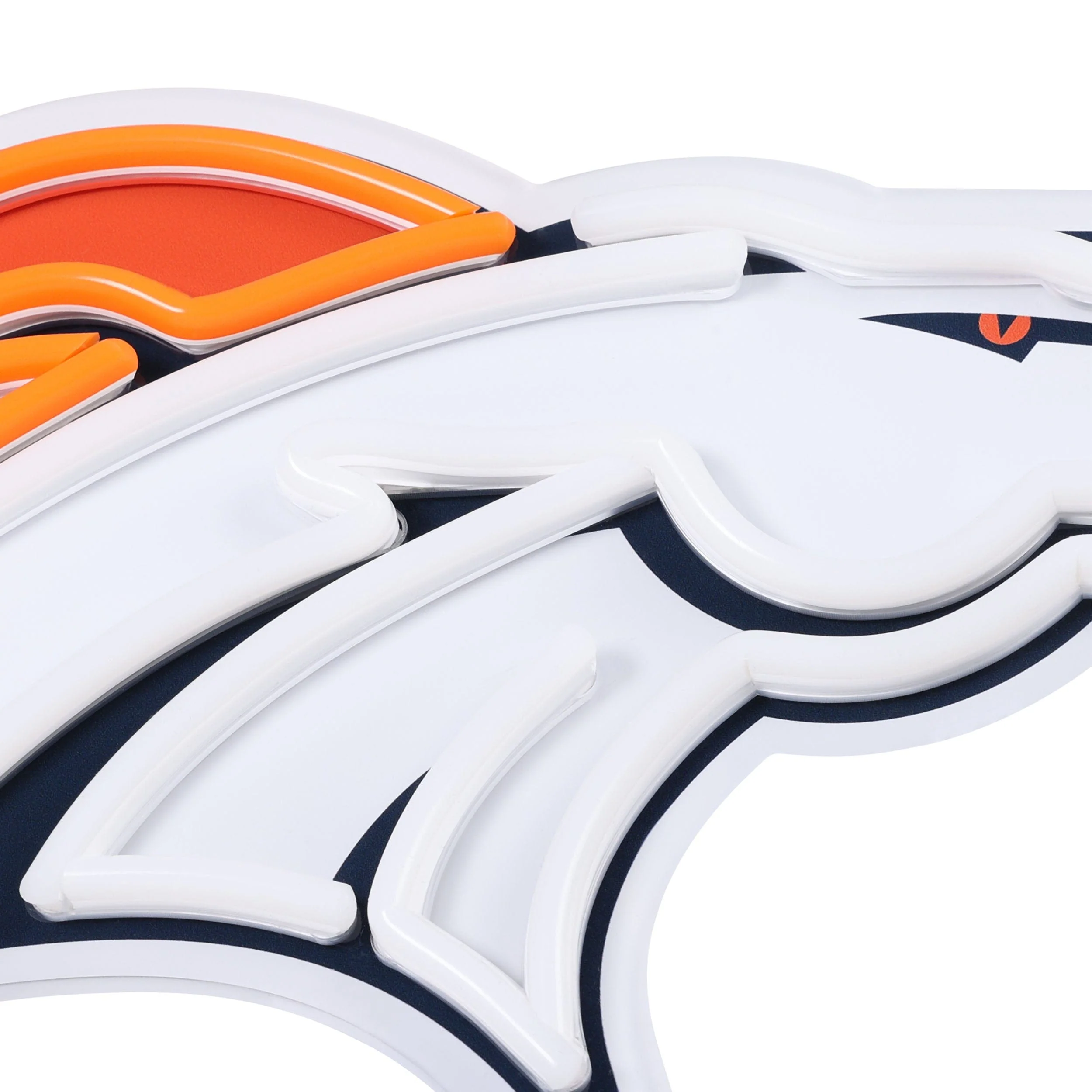 Denver Broncos NFL LED Neon Light Up Team Logo Sign - Image 4