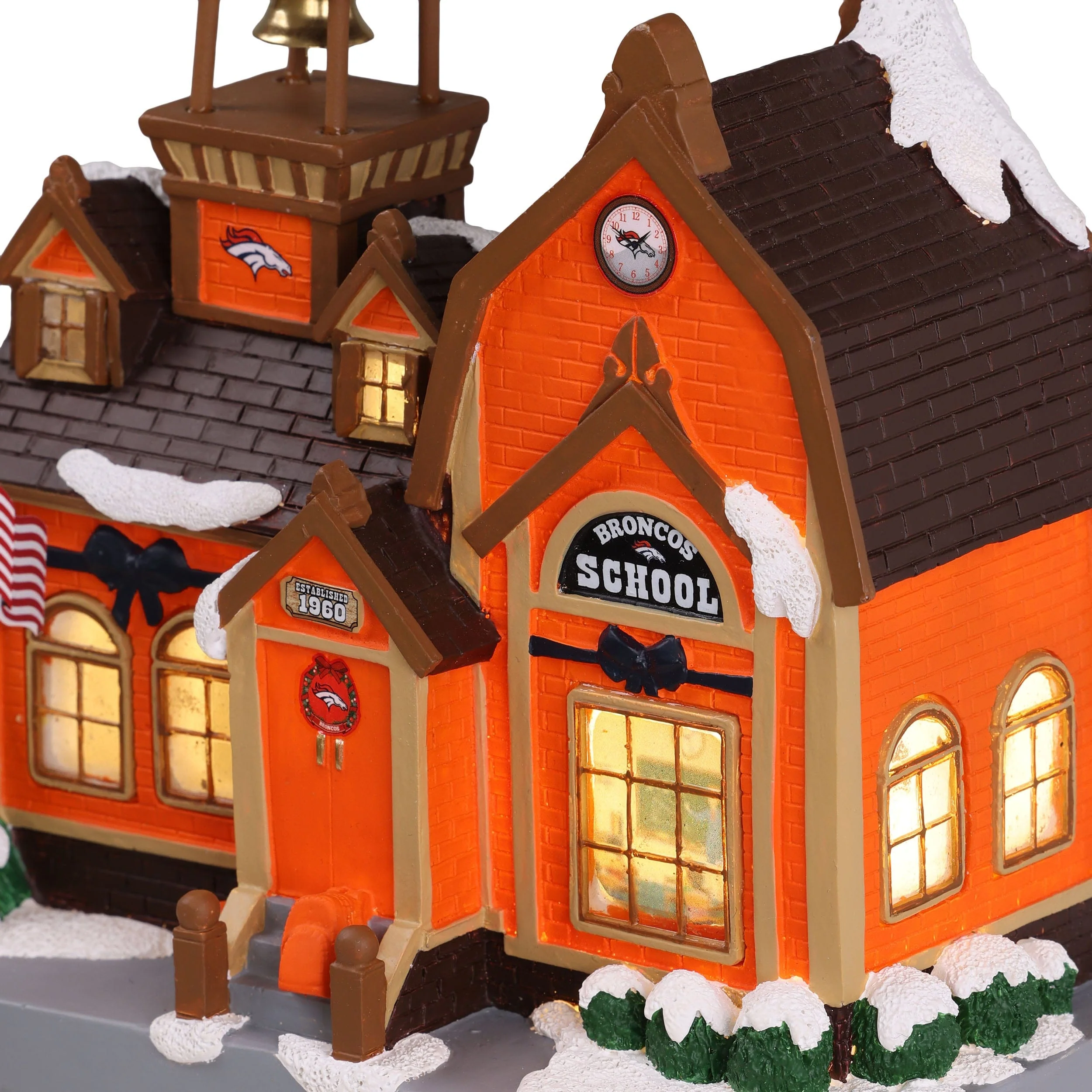 Denver Broncos NFL Light Up Team Schoolhouse - Image 2