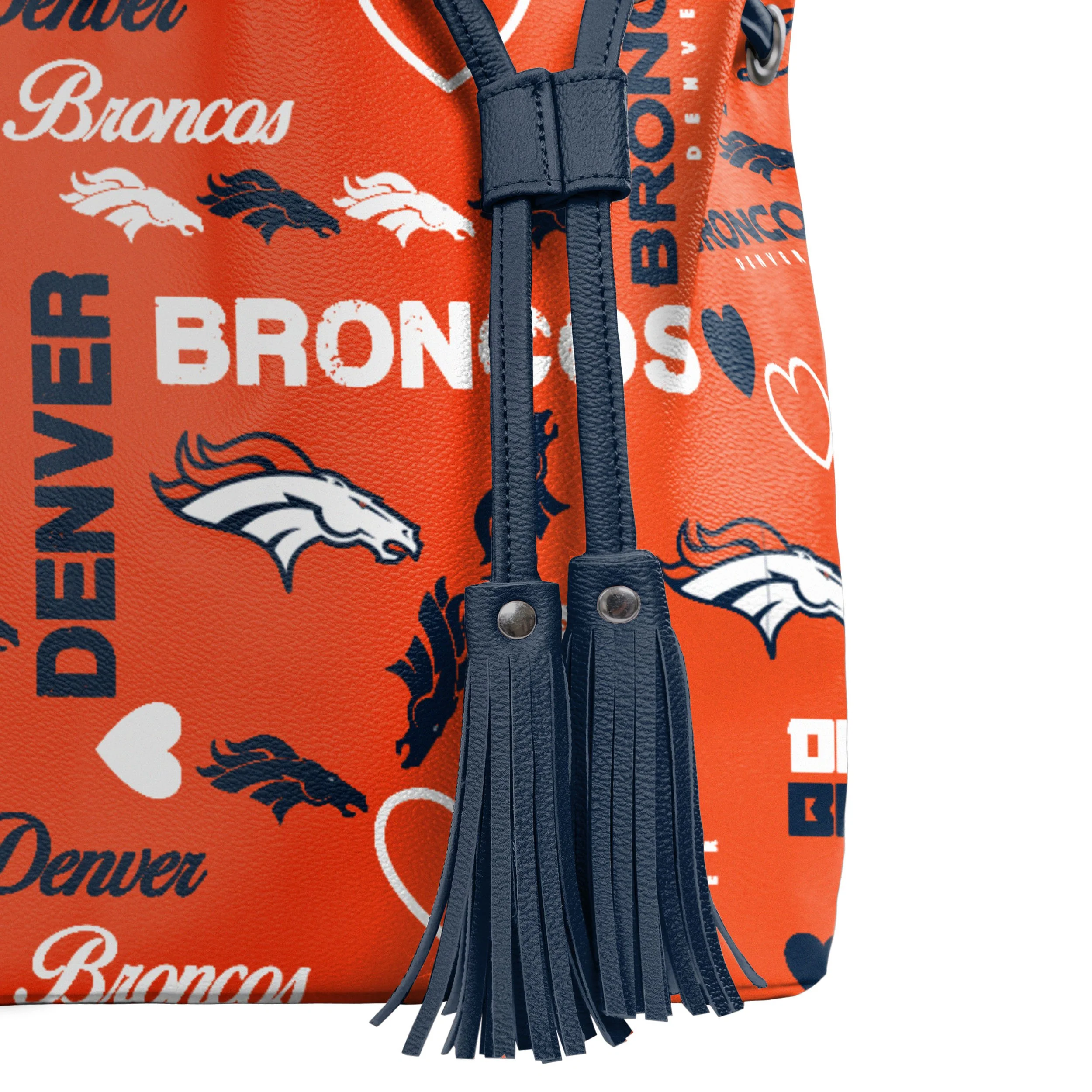 Denver Broncos NFL Logo Love Cinch Purse - Image 4