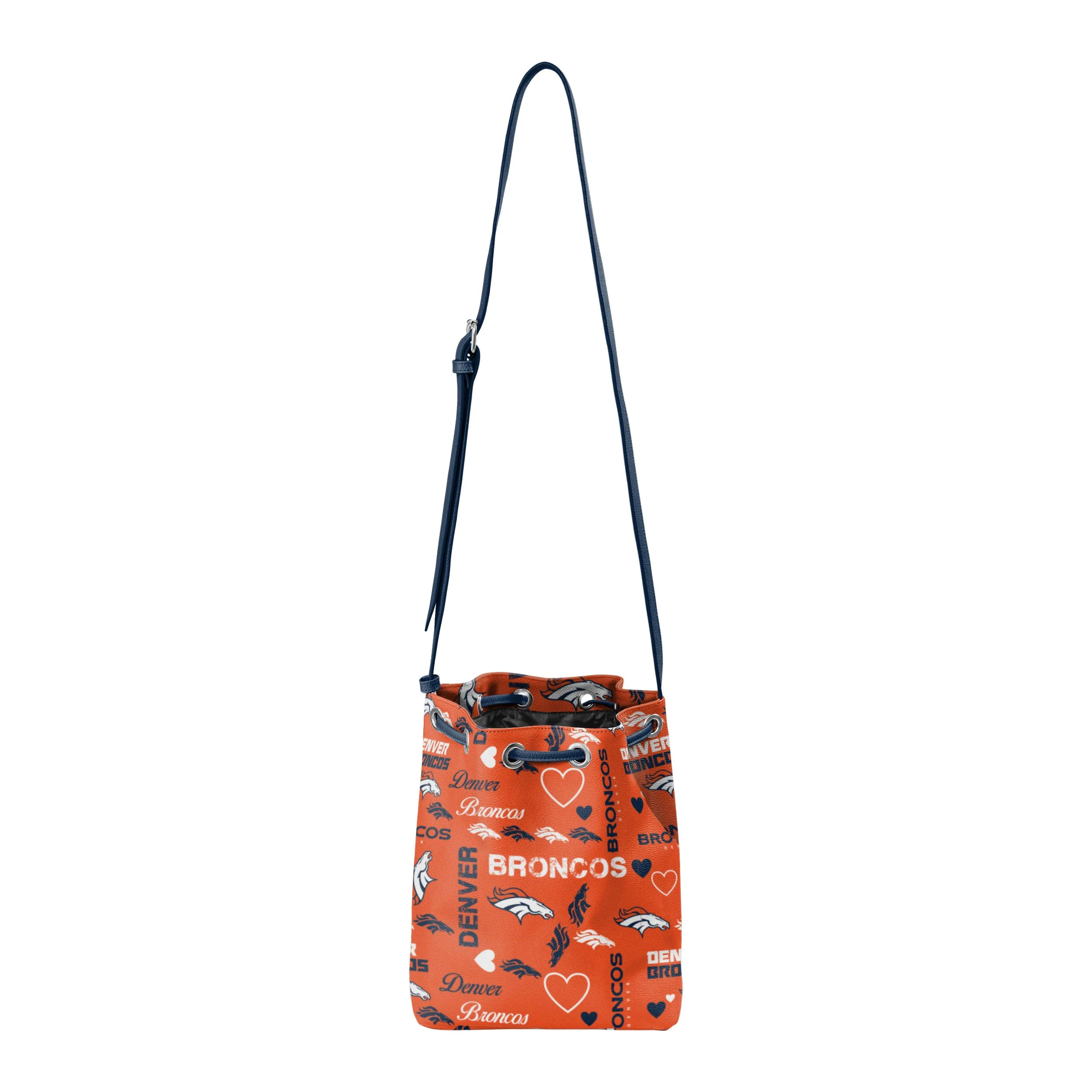Denver Broncos NFL Logo Love Cinch Purse - Image 5