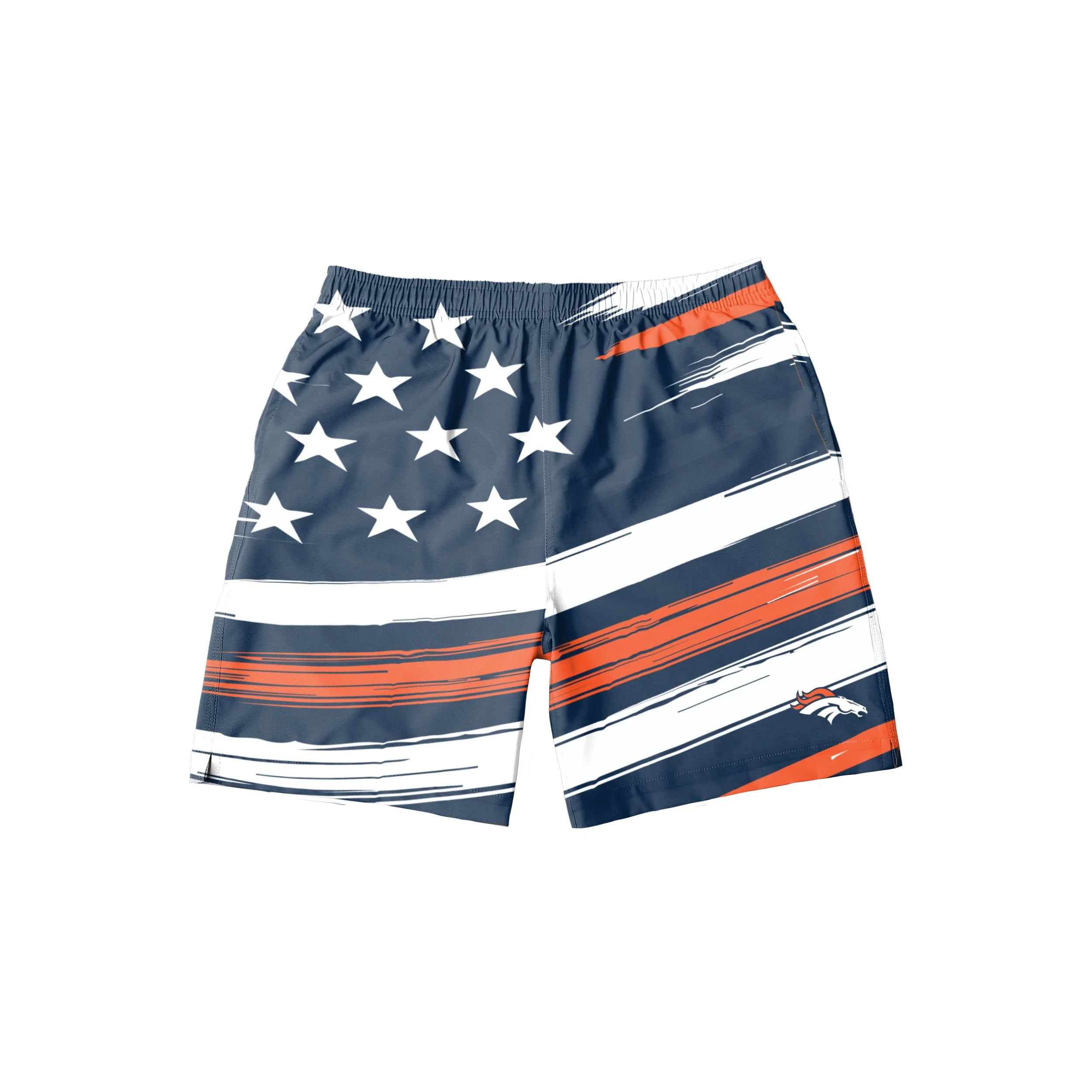 Denver Broncos NFL Mens Americana Swimming Trunks - Image 4