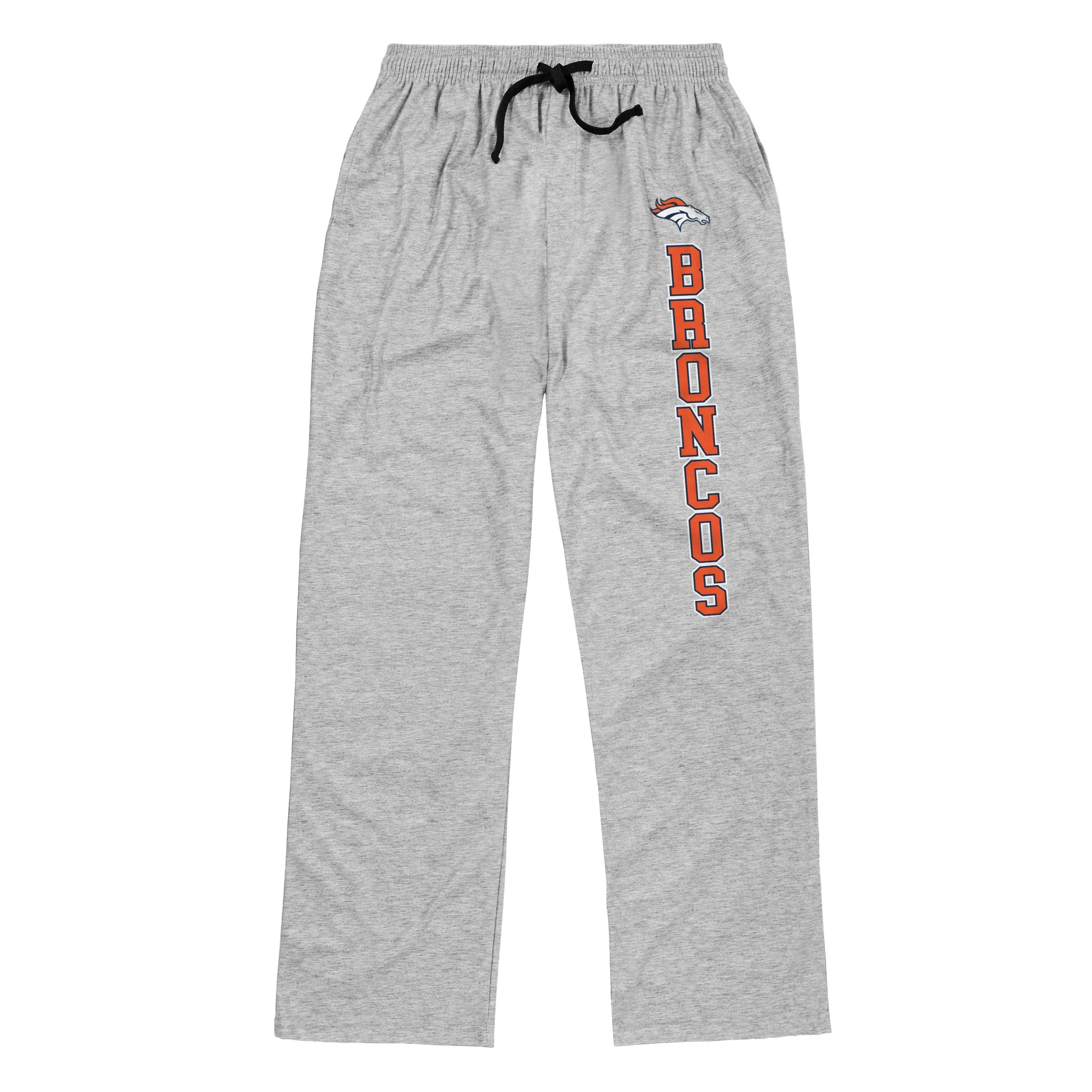 Denver Broncos NFL Mens Athletic Gray Lounge Pants - Image 4