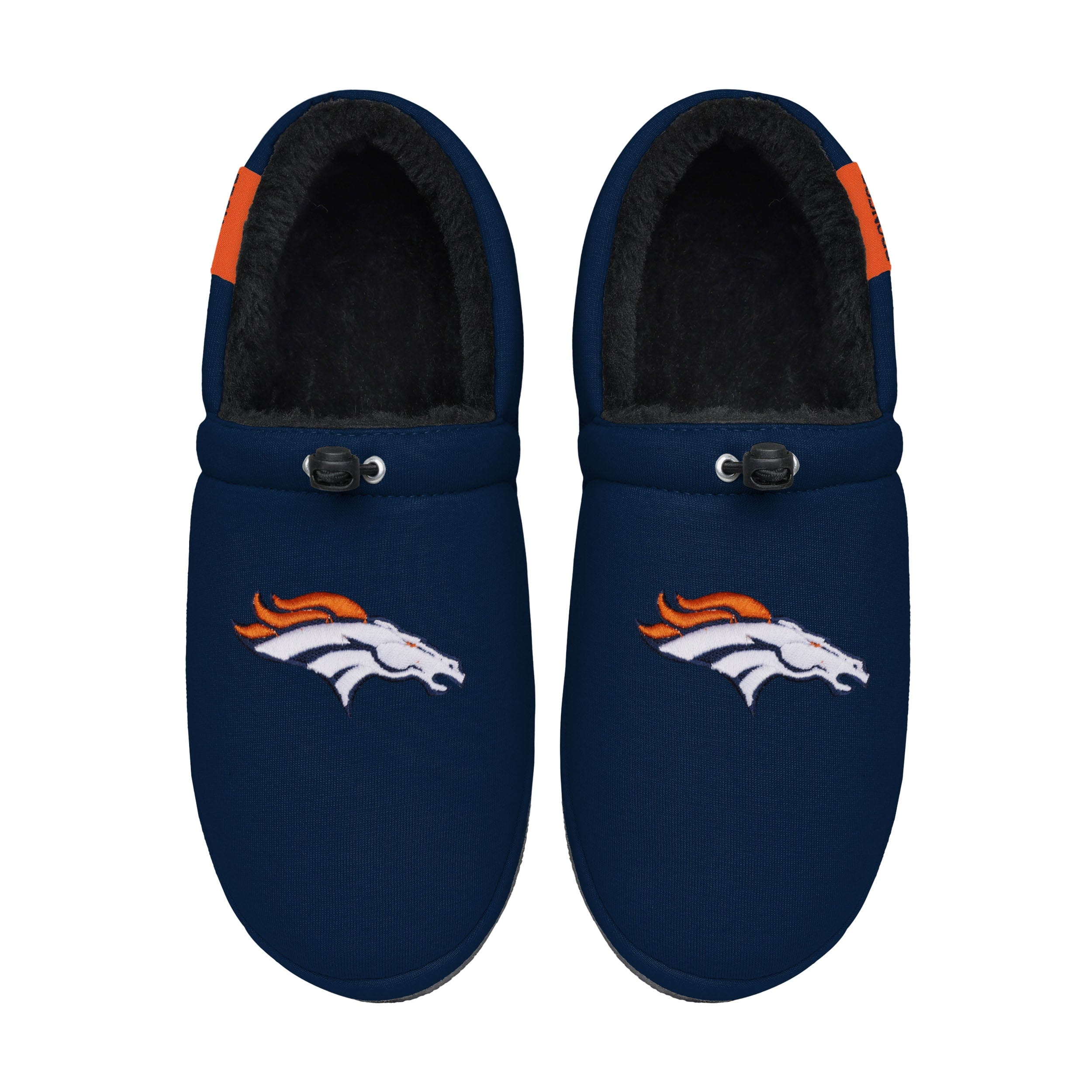 Denver Broncos NFL Mens Big Logo Athletic Moccasin Slippers - Image 4