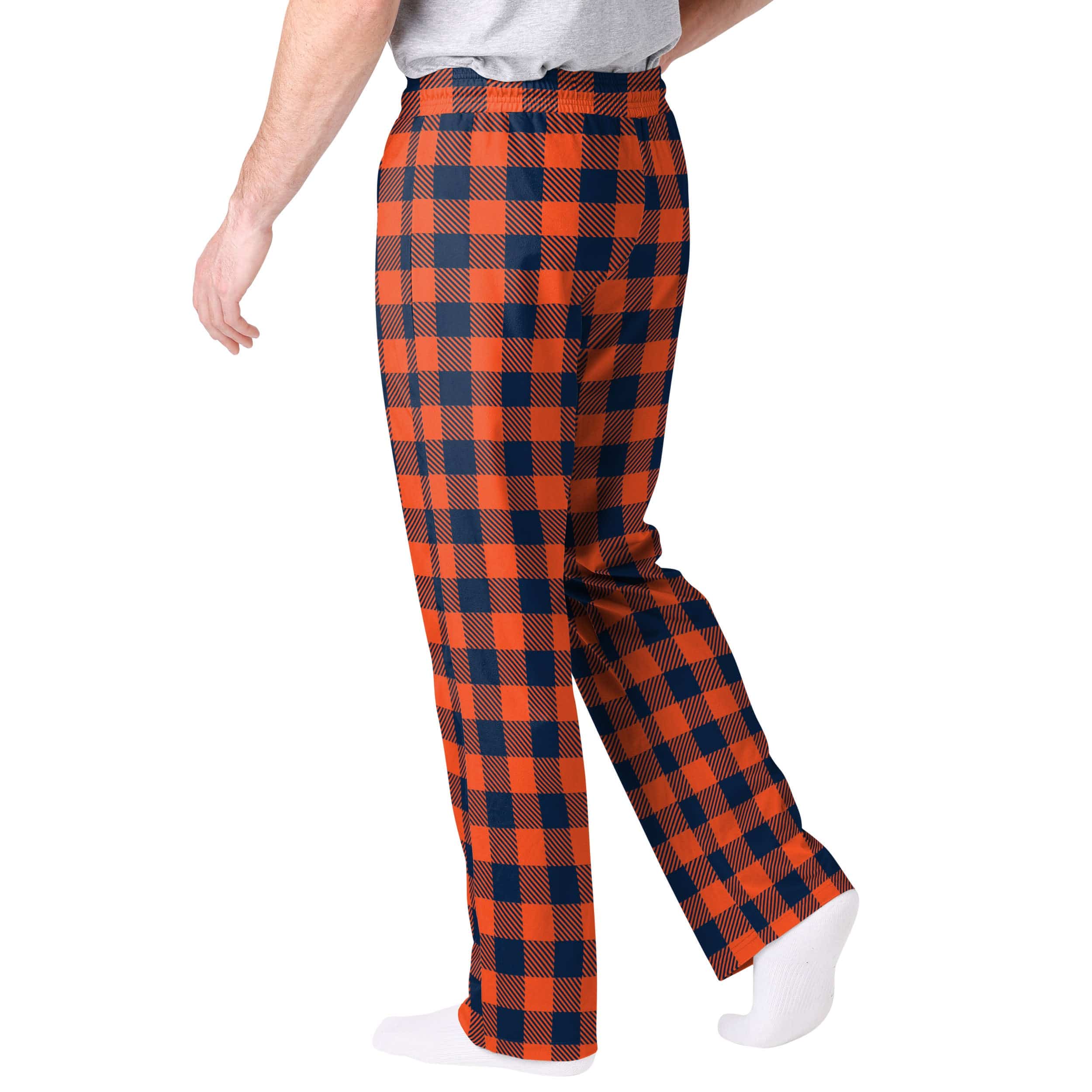 Denver Broncos NFL Mens Buffalo Check Lounge Pants - Image 2