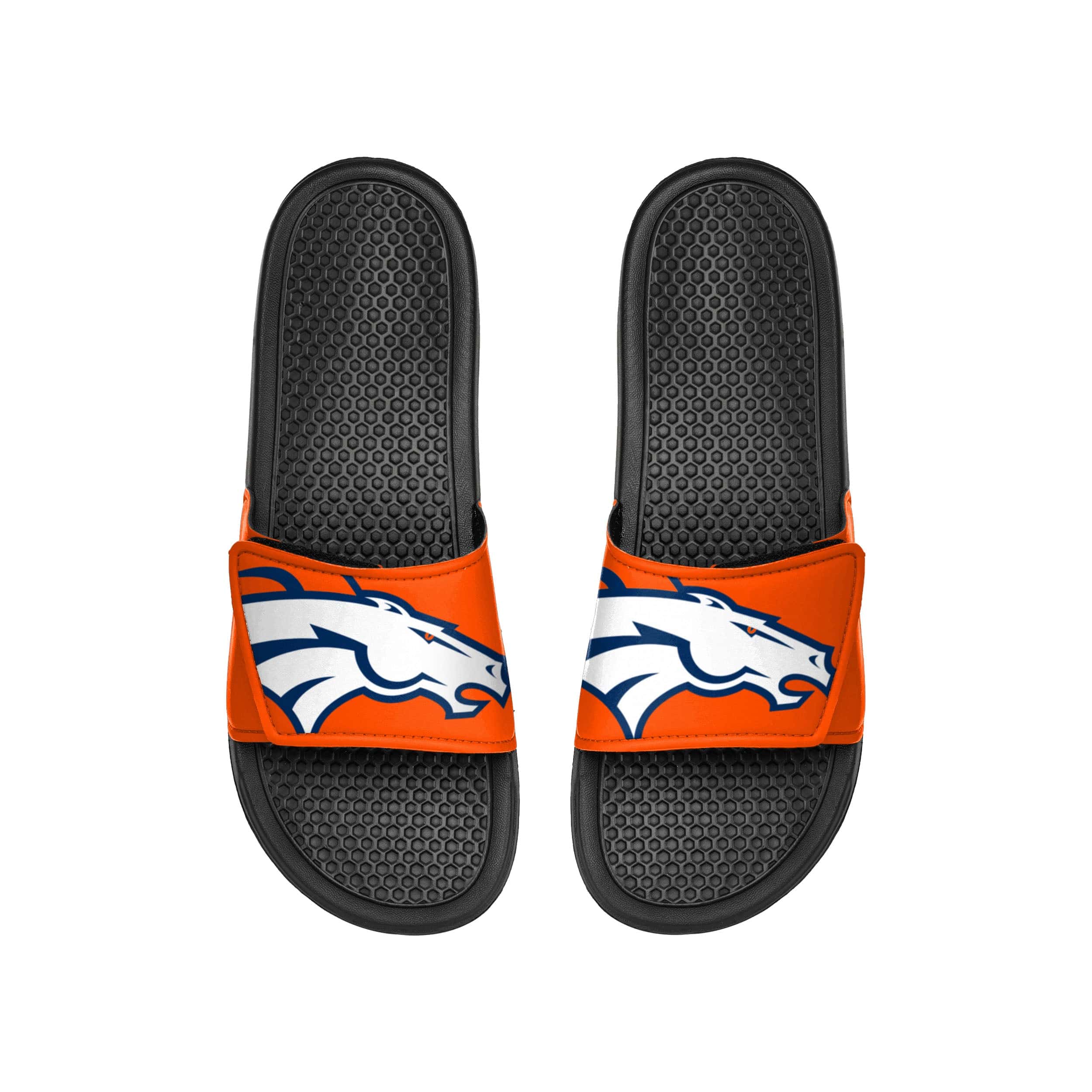 Denver Broncos NFL Mens Cropped Big Logo Slide - Image 2