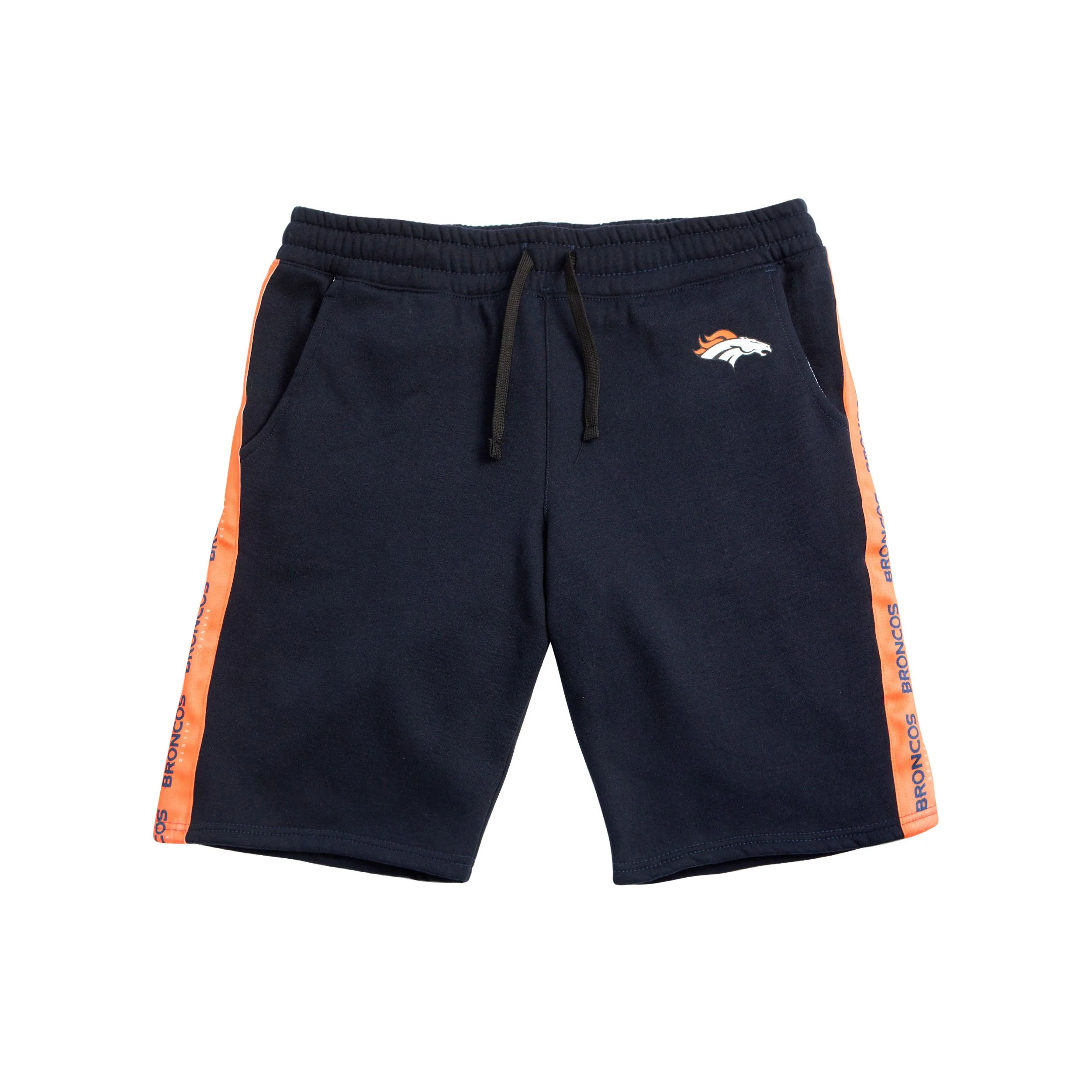 Denver Broncos NFL Mens Lazy Lounge Fleece Shorts - Image 5