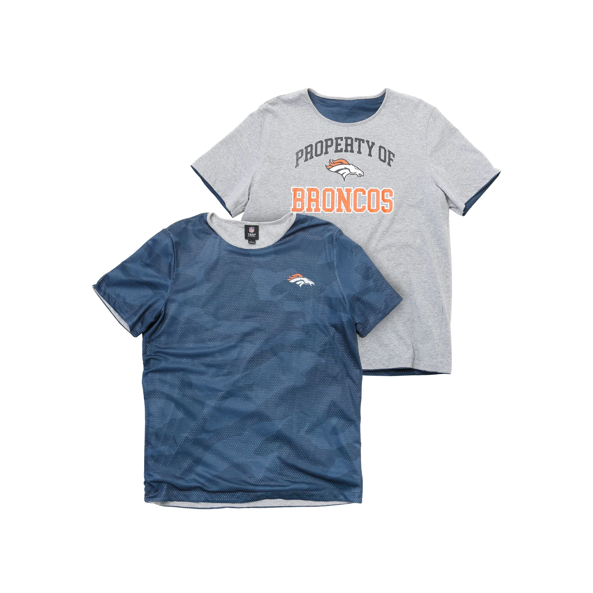 Denver Broncos NFL Mens Reversible Mesh Matchup T-Shirt - Image 2