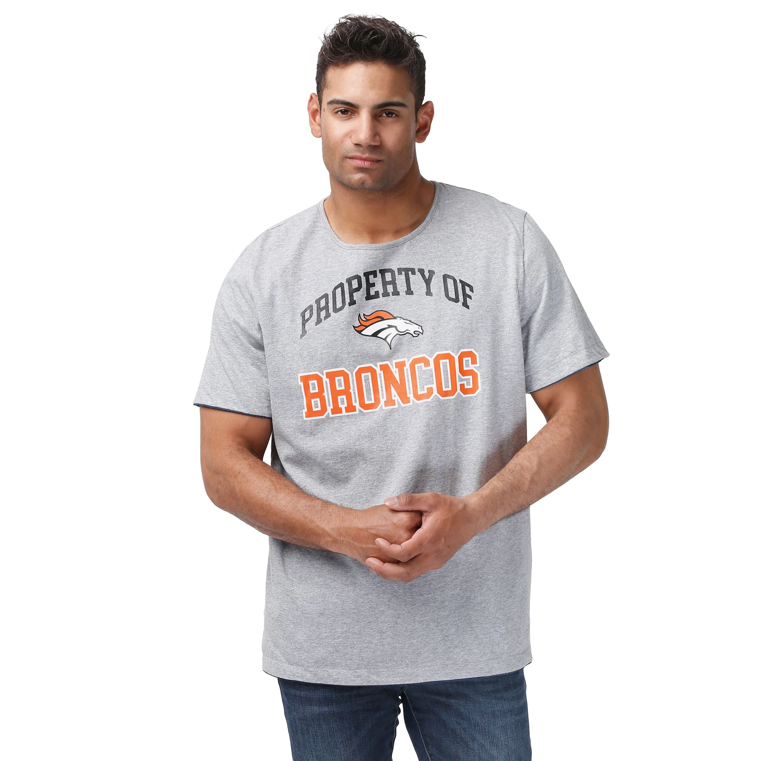 Denver Broncos NFL Mens Reversible Mesh Matchup T-Shirt - Image 3