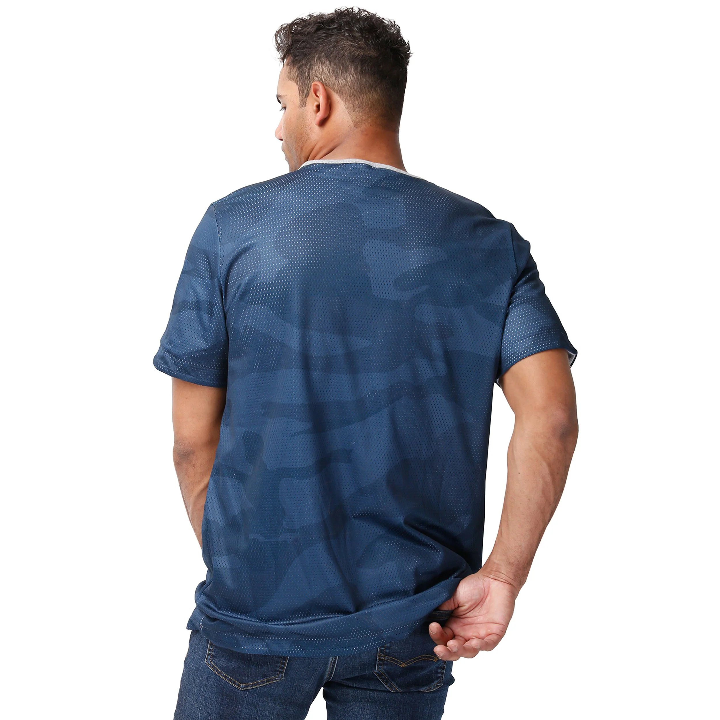 Denver Broncos NFL Mens Reversible Mesh Matchup T-Shirt - Image 4