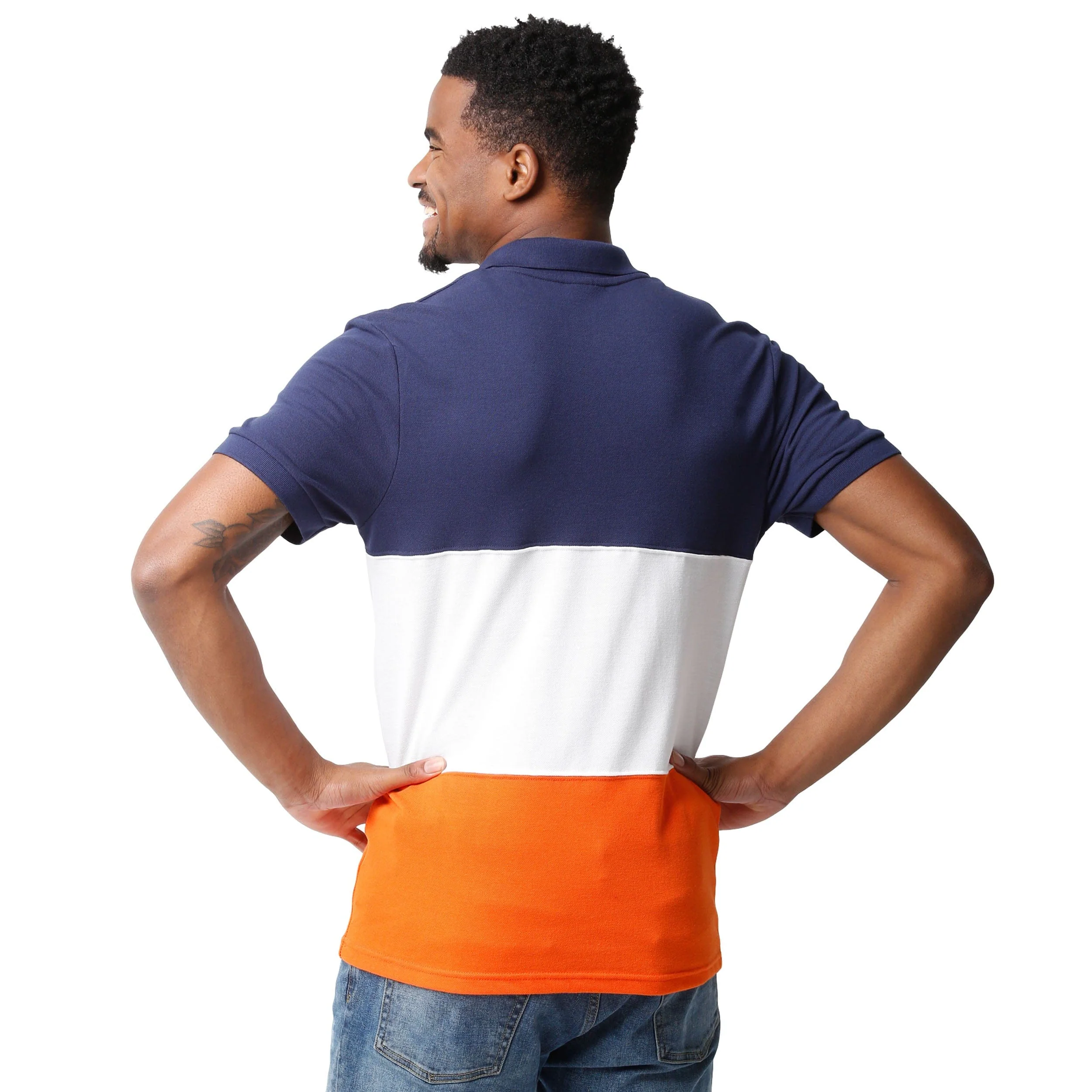 Denver Broncos NFL Mens Rugby Scrum Polo - Image 3