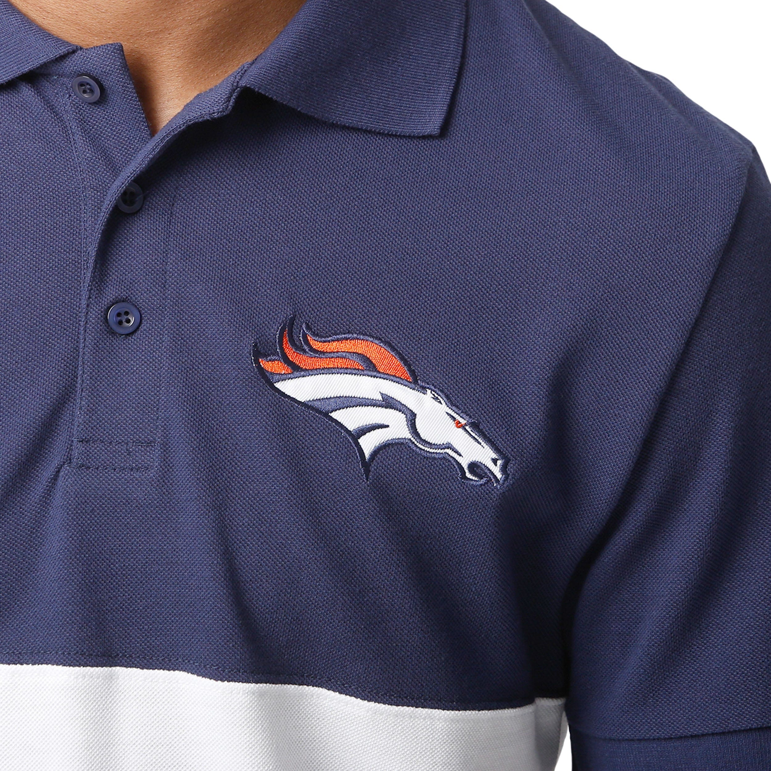 Denver Broncos NFL Mens Rugby Scrum Polo - Image 4
