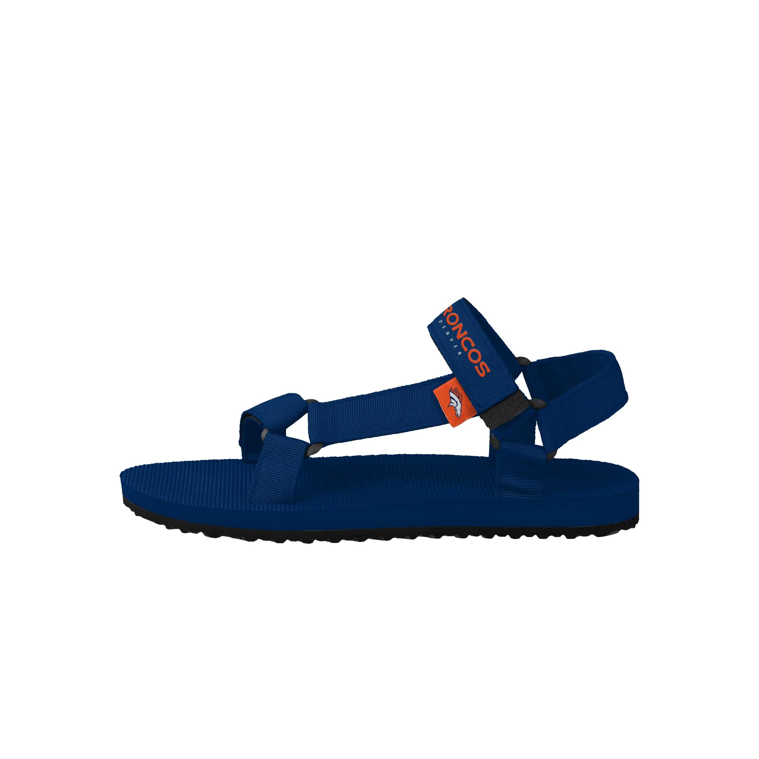 Denver Broncos NFL Mens Solid Strap Sandal - Image 4