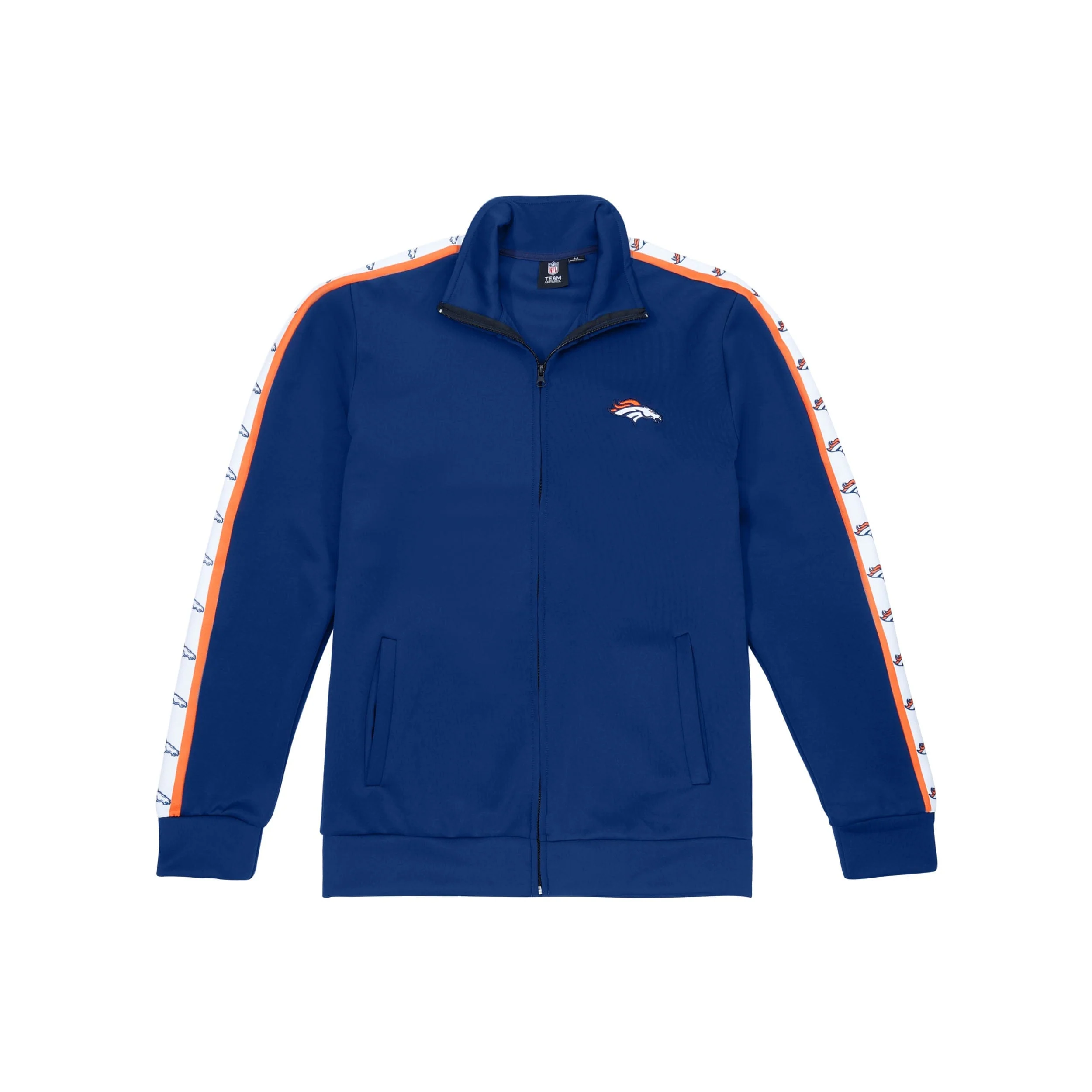 Denver Broncos NFL Mens Stripe Logo Track Jacket - Image 6