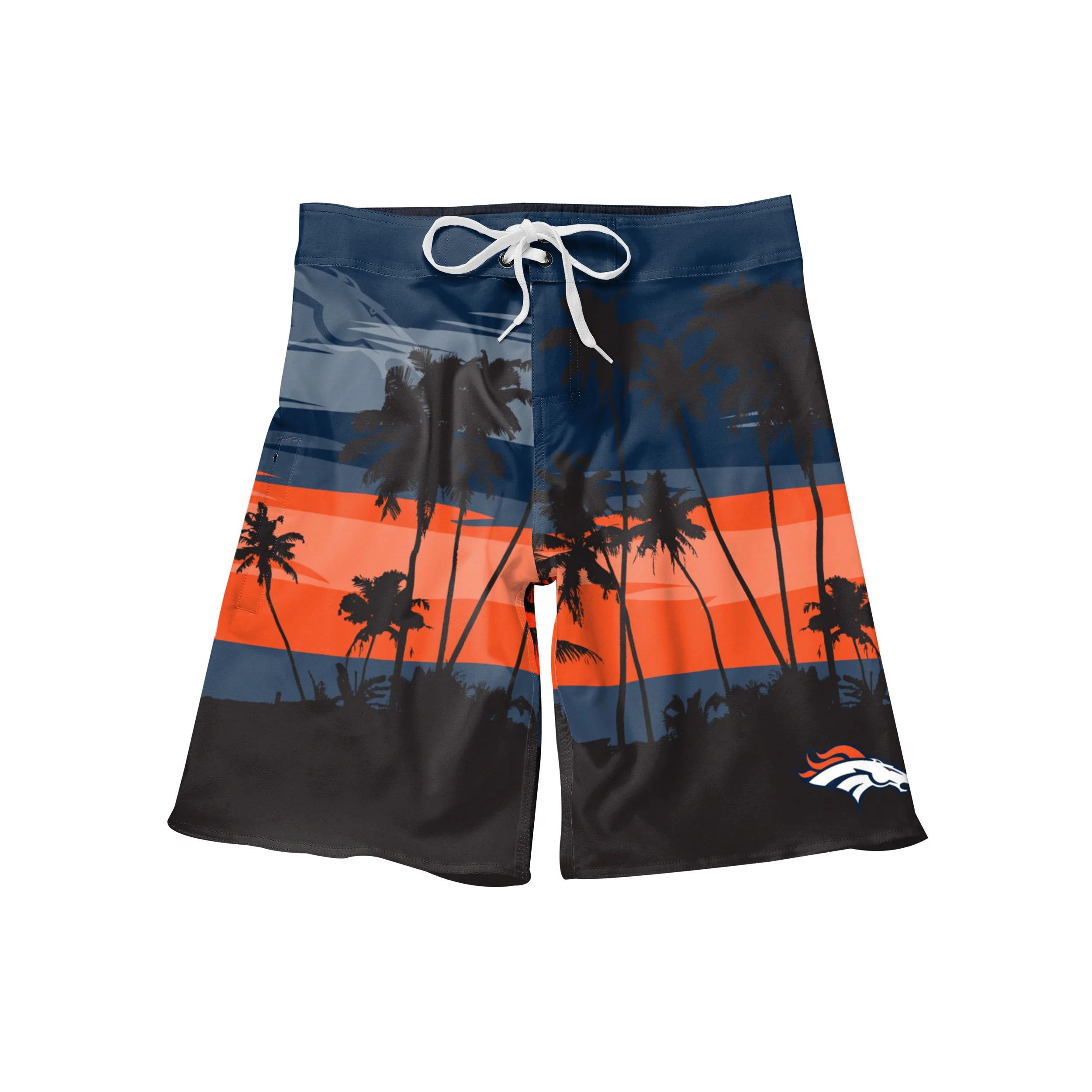 Denver Broncos NFL Mens Sunset Boardshorts - Image 4