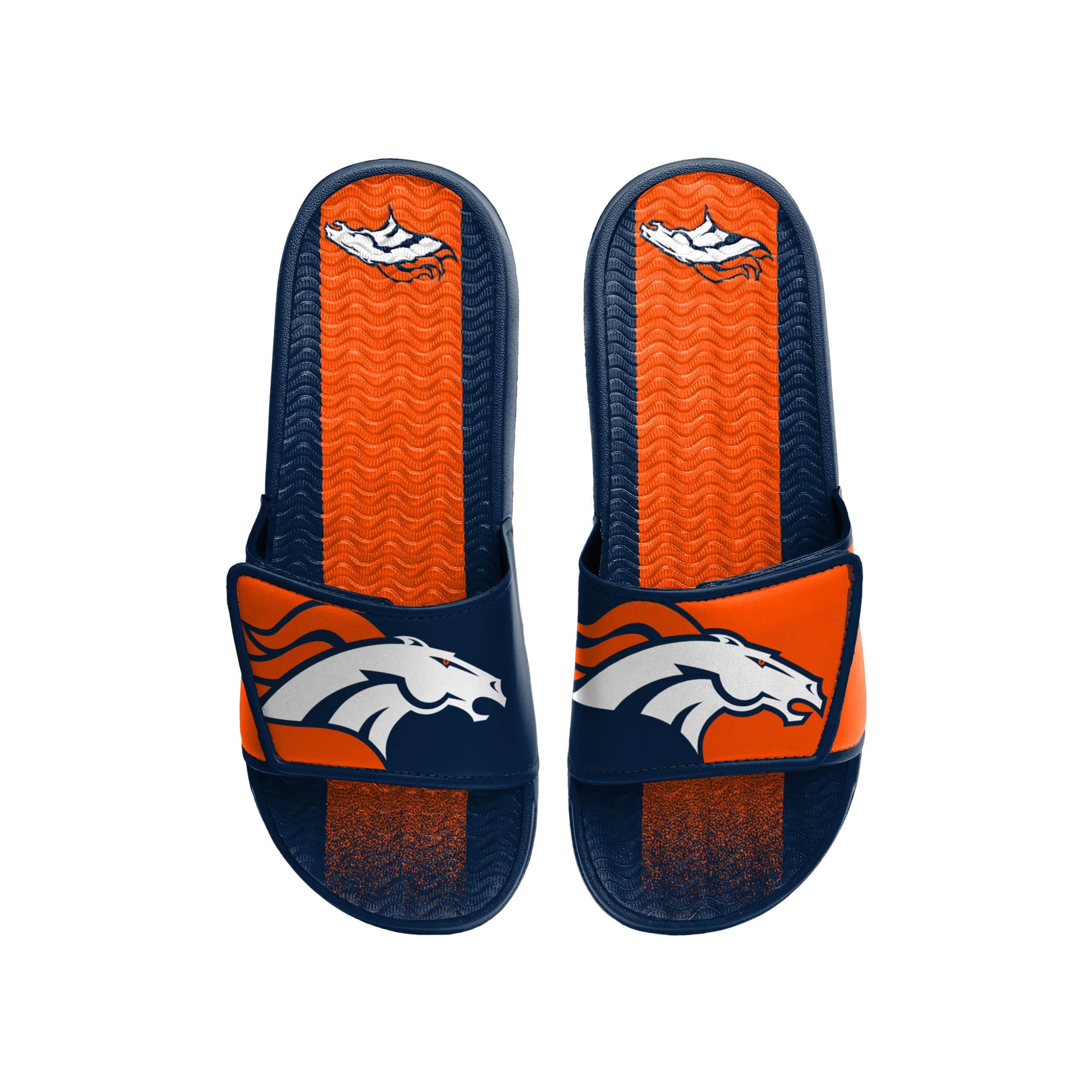 Denver Broncos NFL Mens Team Stripe Gel Slide - Image 2
