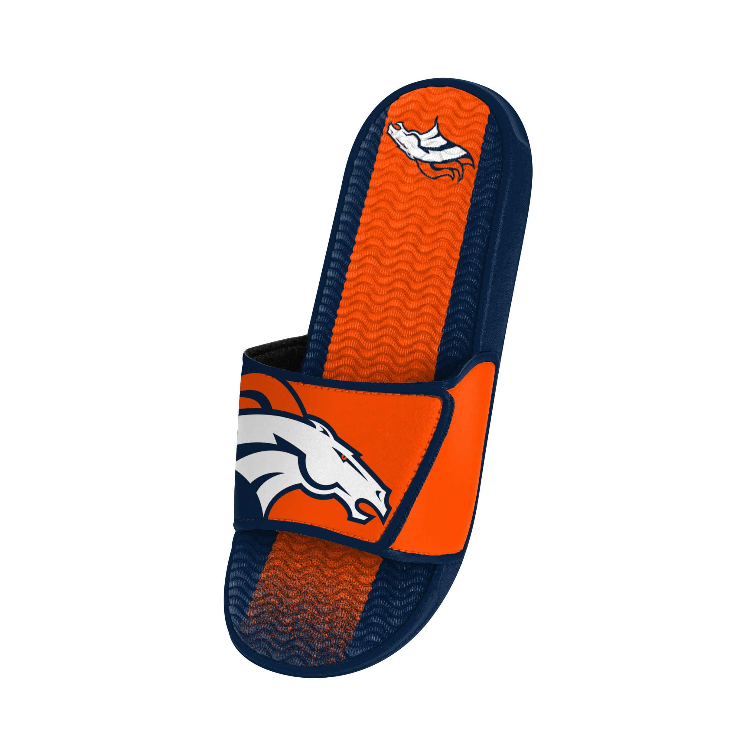 Denver Broncos NFL Mens Team Stripe Gel Slide - Image 3