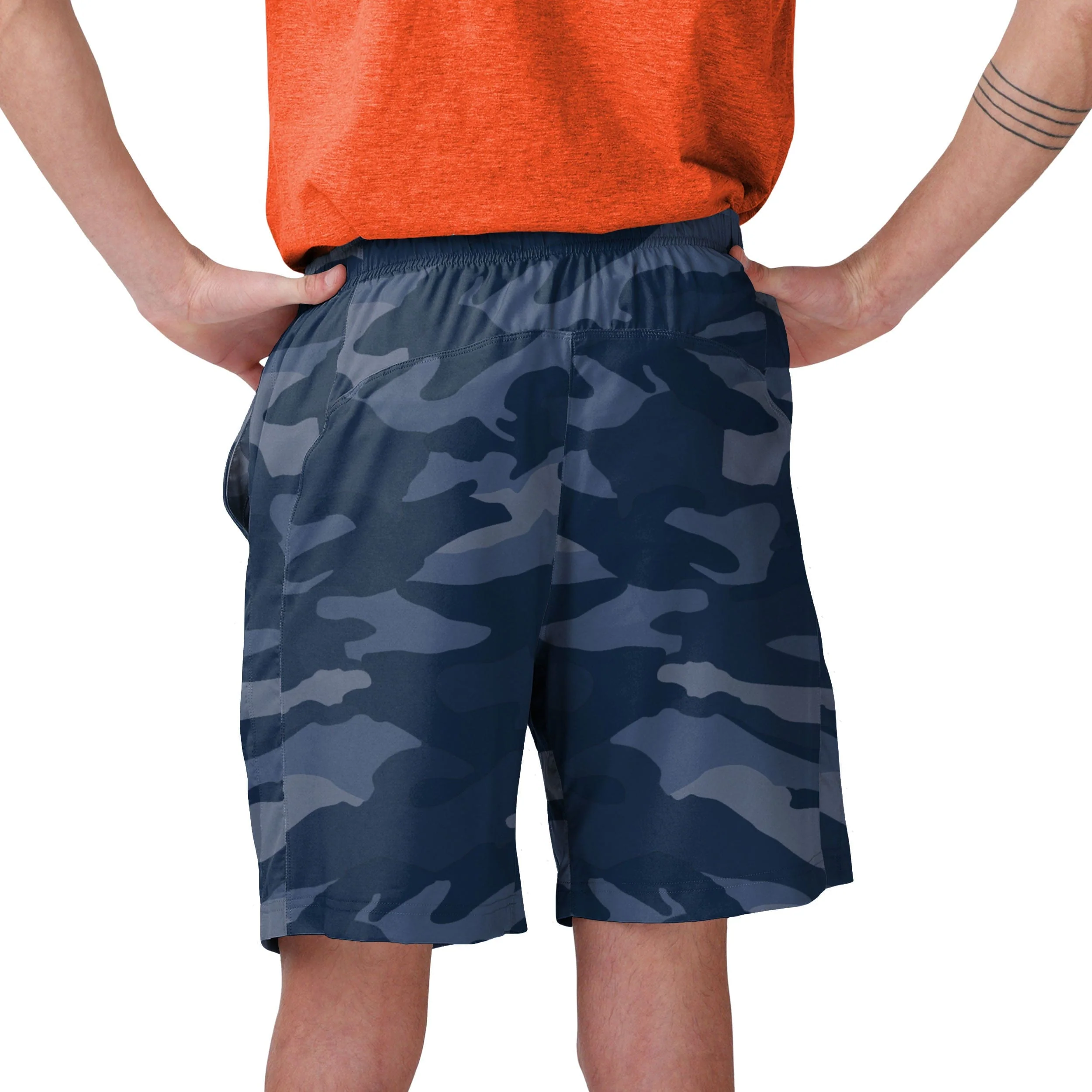 Denver Broncos NFL Mens Tonal Camo Woven Shorts - Image 3