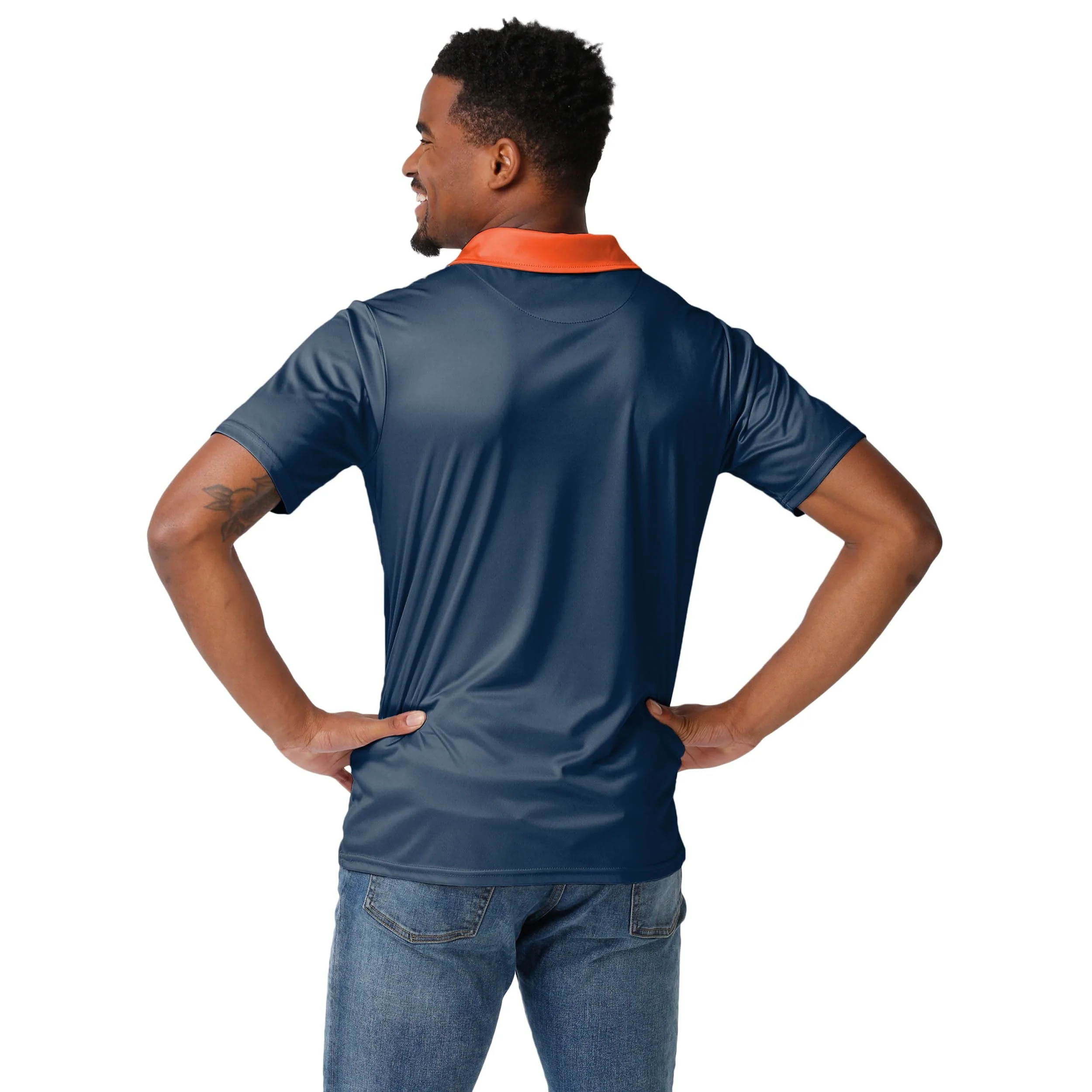 Denver Broncos NFL Mens Workday Warrior Polyester Polo - Image 3