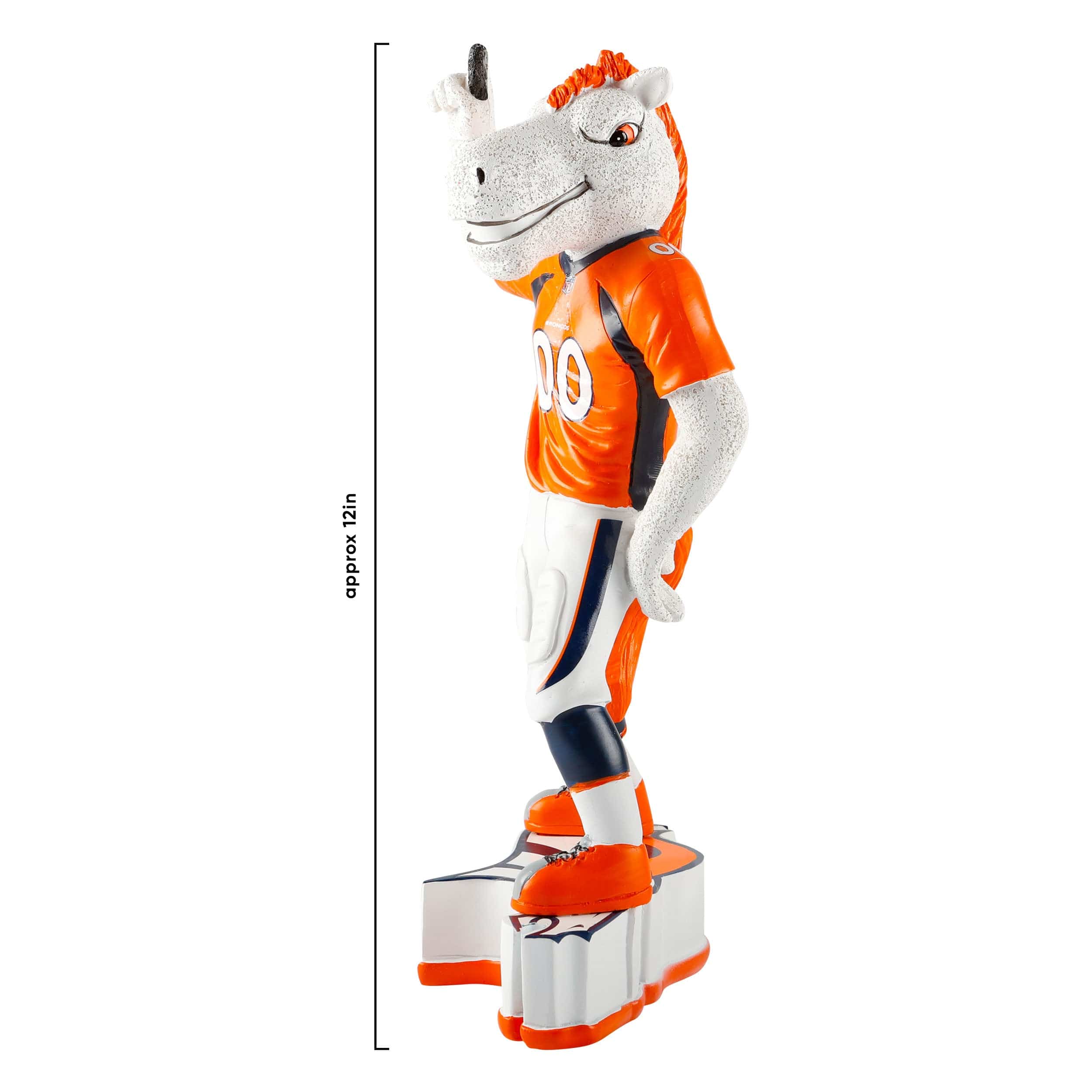 Denver Broncos NFL Miles Mascot Figurine - Image 4