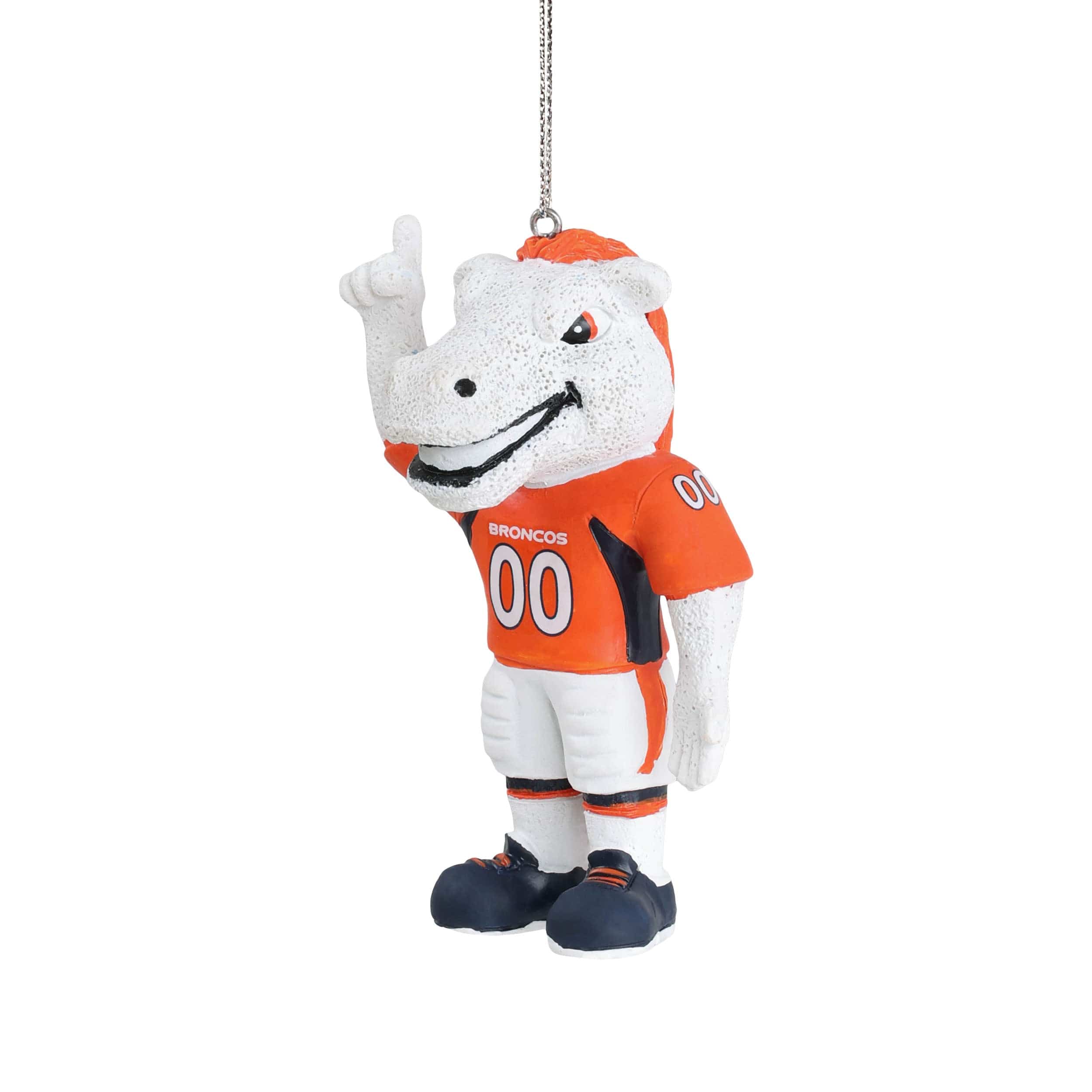 Denver Broncos NFL Miles Mascot Ornament - Image 2