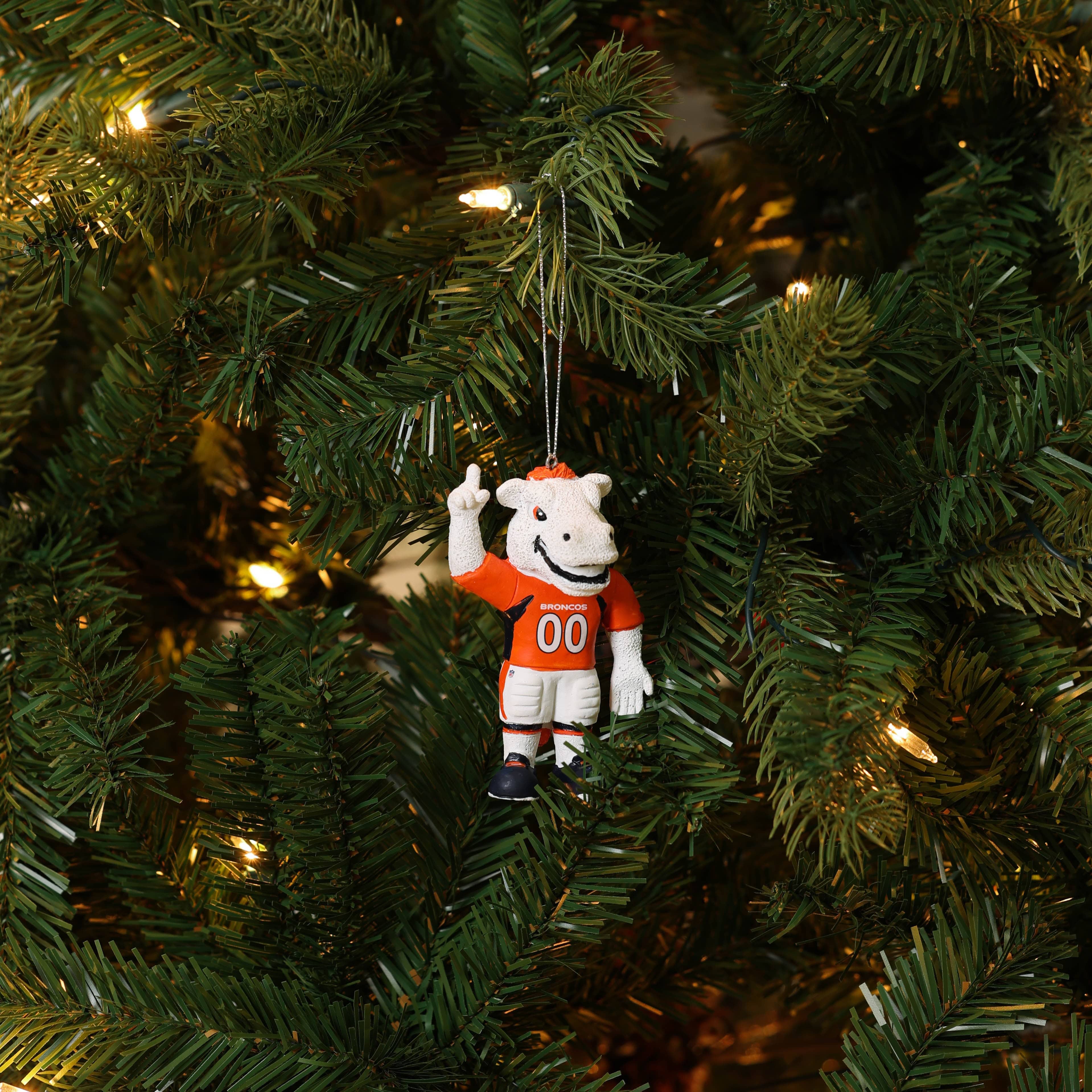 Denver Broncos NFL Miles Mascot Ornament - Image 4