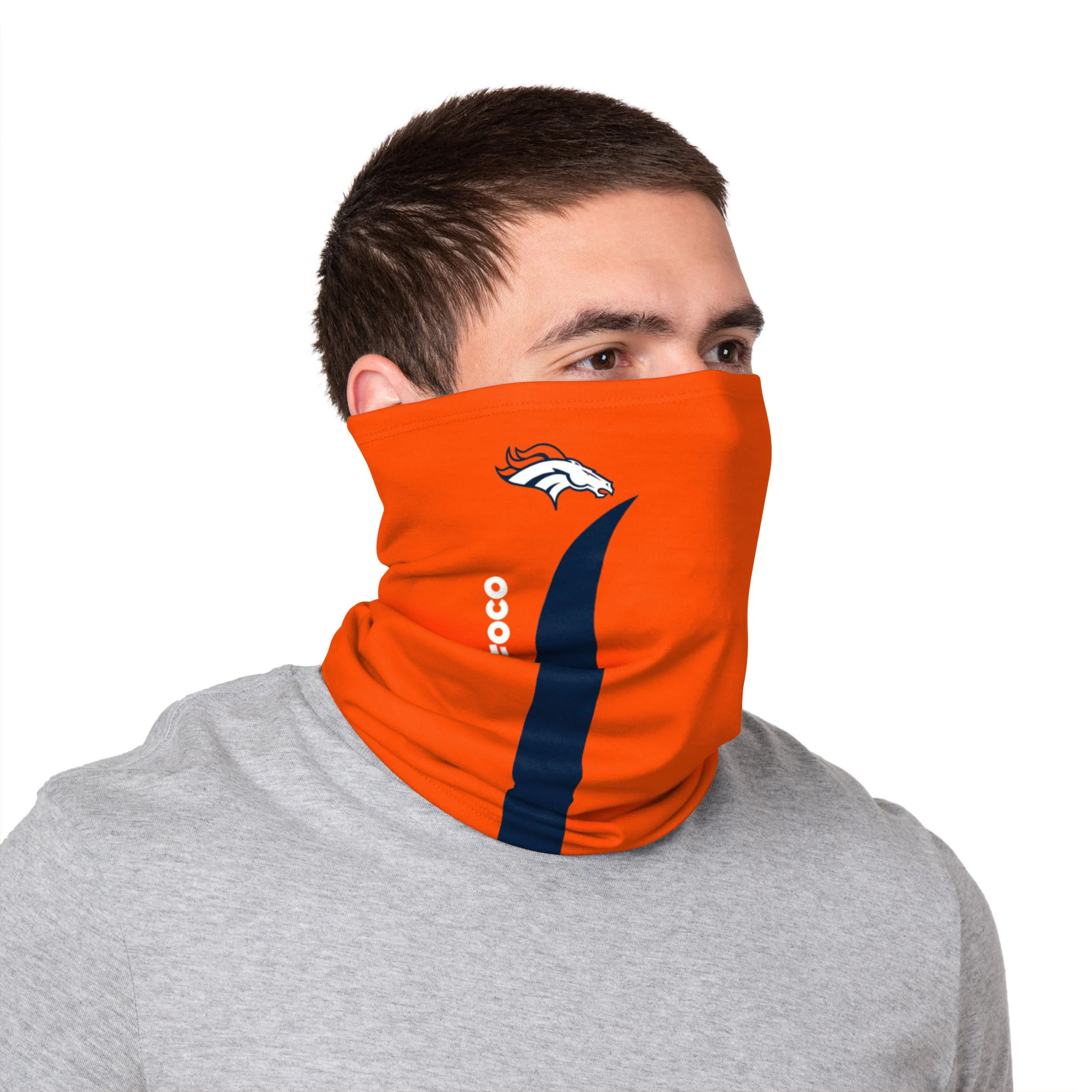 Denver Broncos NFL On-Field Sideline Gaiter Scarf - Image 3