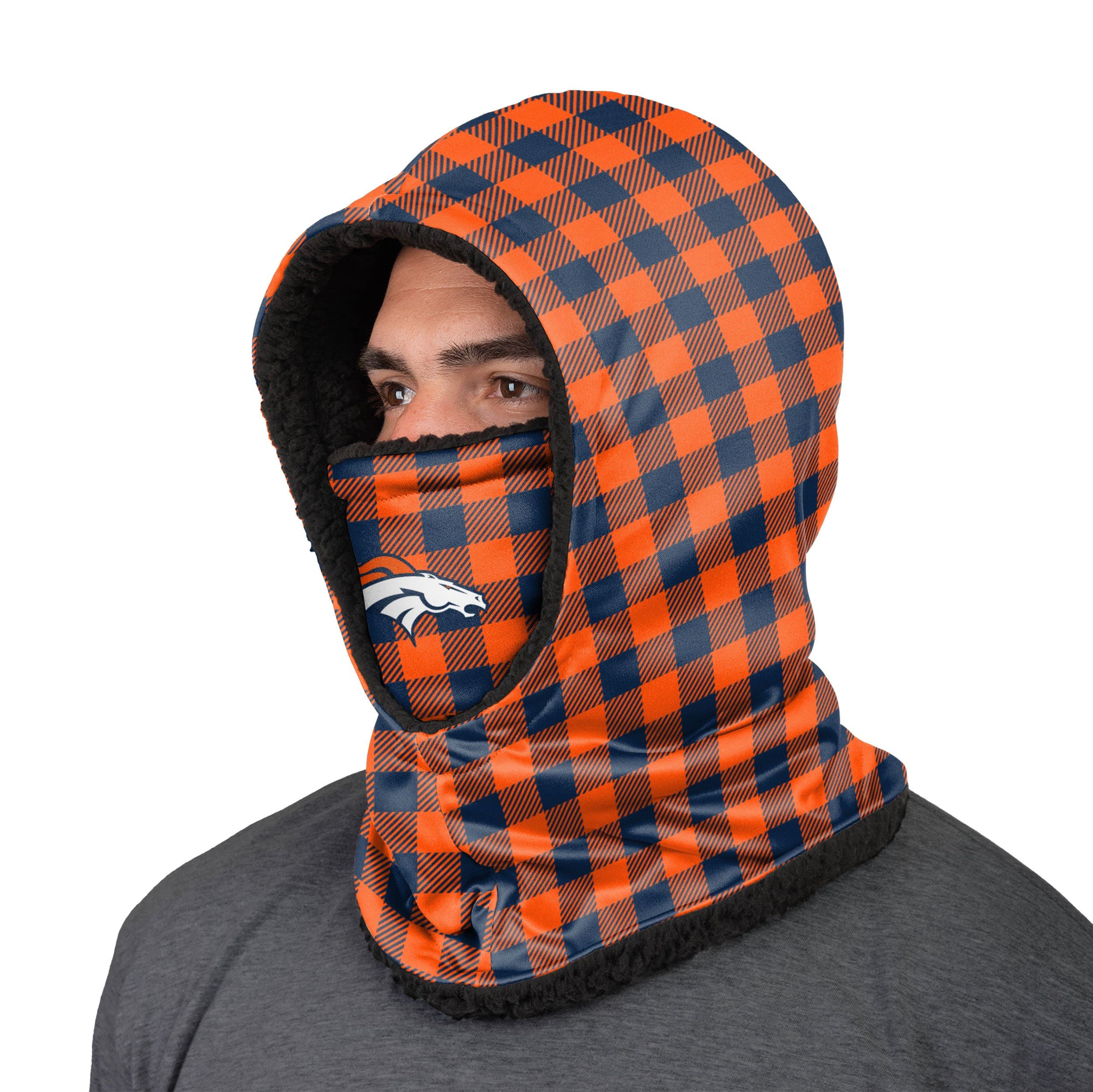 Denver Broncos NFL Plaid Hooded Gaiter - Image 2