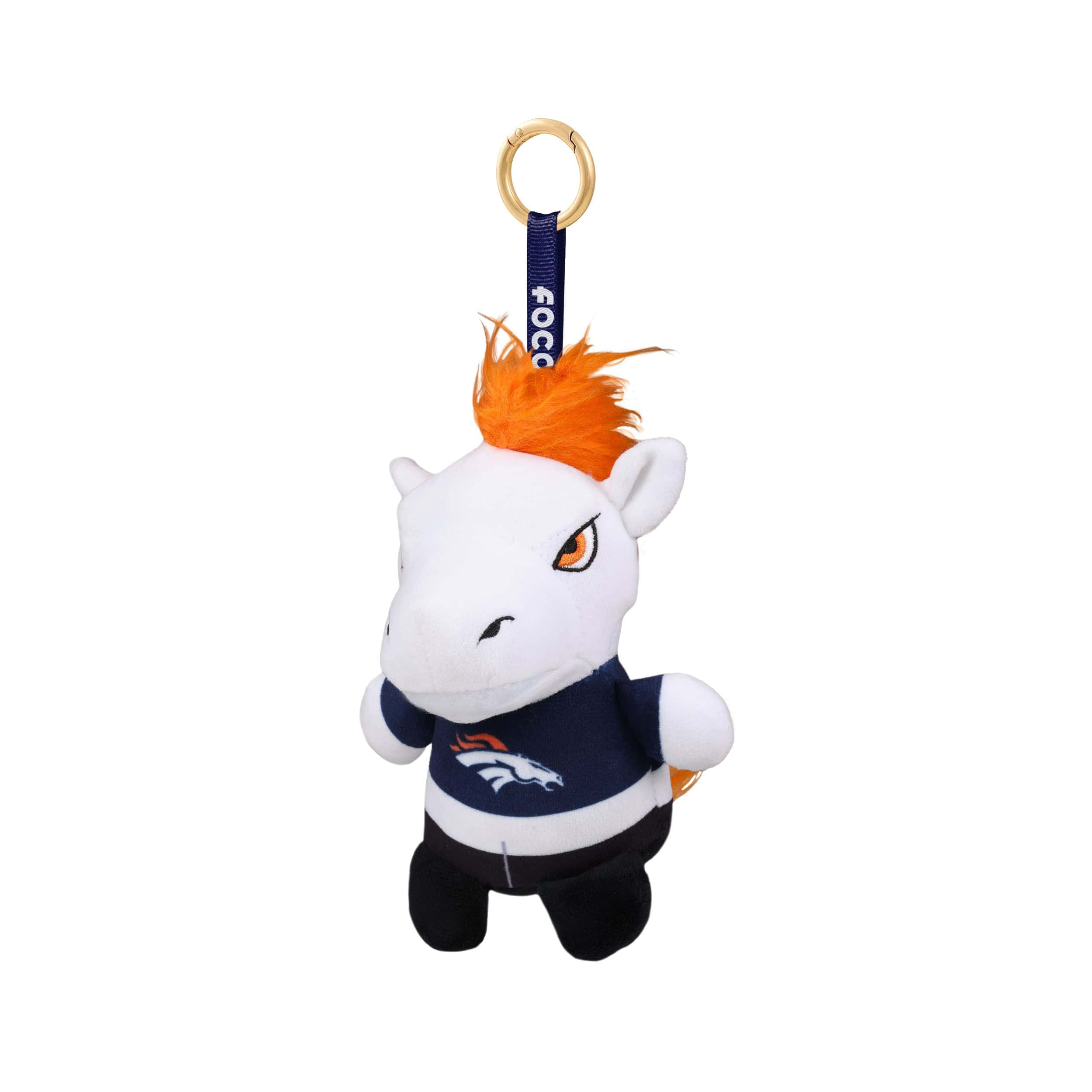 Denver Broncos NFL Plush Teamie Beanie Mascot Bag Charm Keychain - Image 3