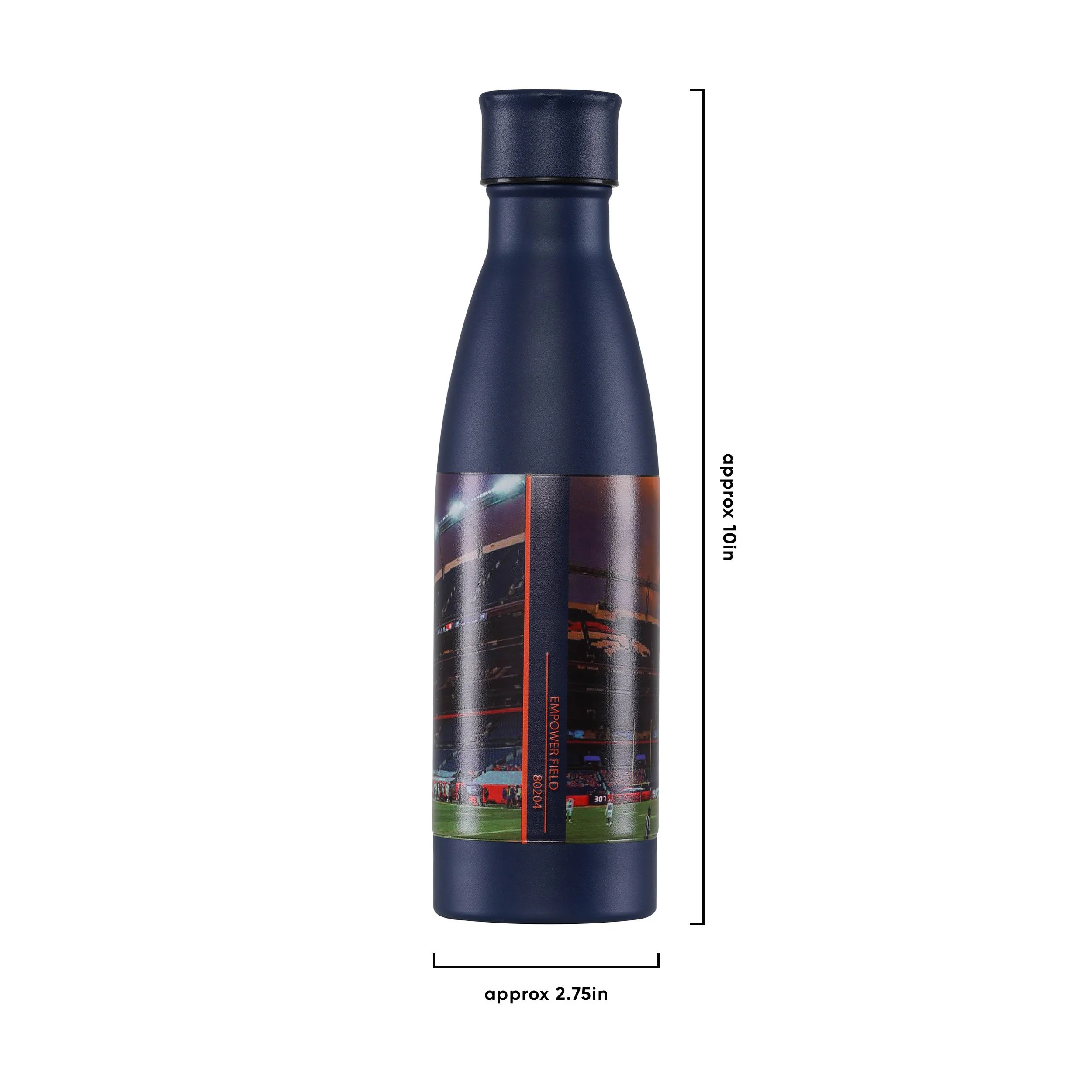 Denver Broncos NFL Primetime Metal 18 oz Bottle - Image 5