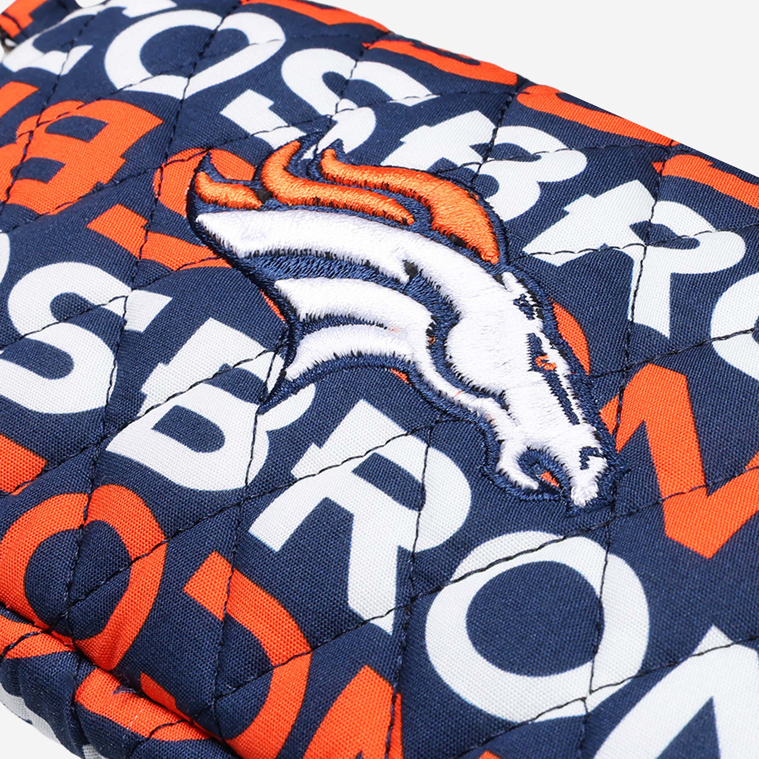 Denver Broncos NFL Quilted Printed Wristlet - Image 6