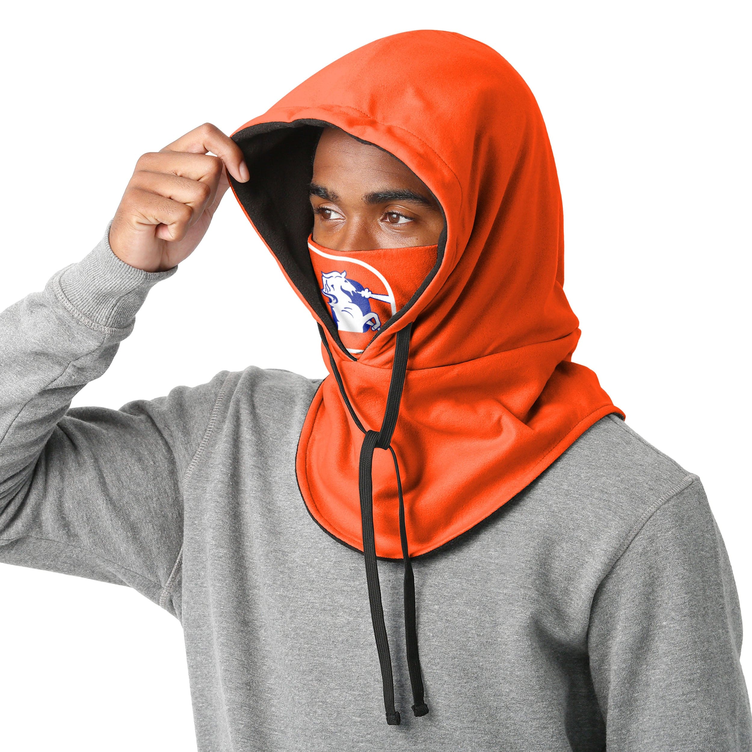 Denver Broncos NFL Retro Drawstring Hooded Gaiter - Image 3