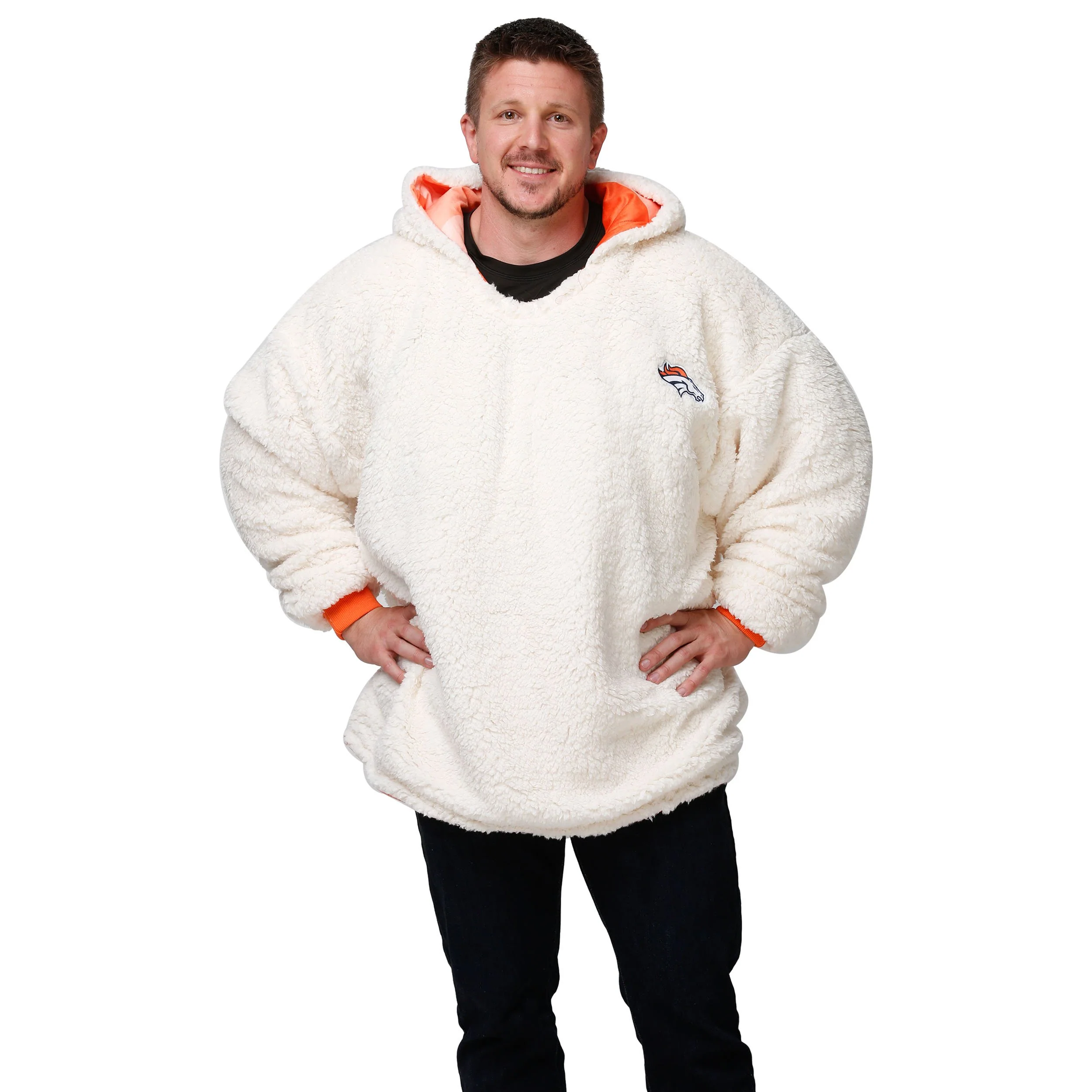 Denver Broncos NFL Reversible Team Color Camo Hoodeez - Image 4