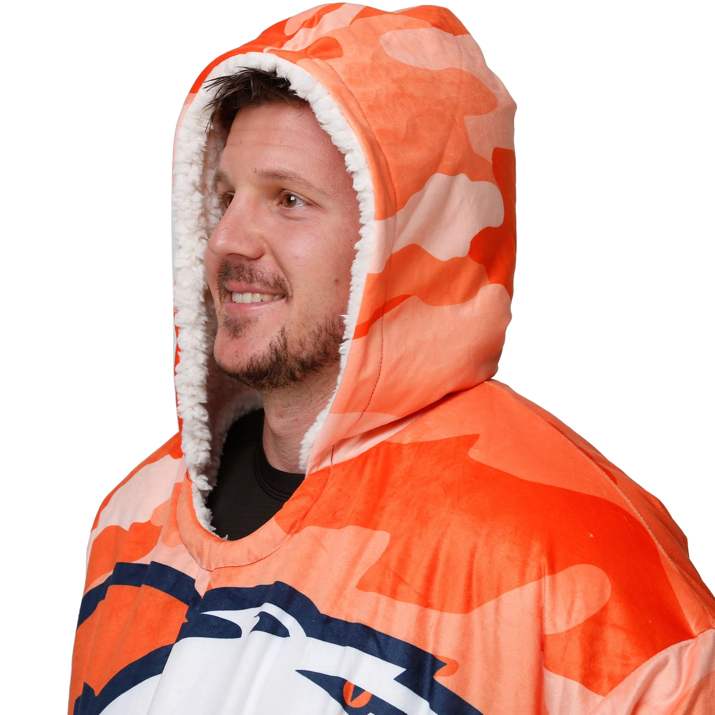 Denver Broncos NFL Reversible Team Color Camo Hoodeez - Image 6