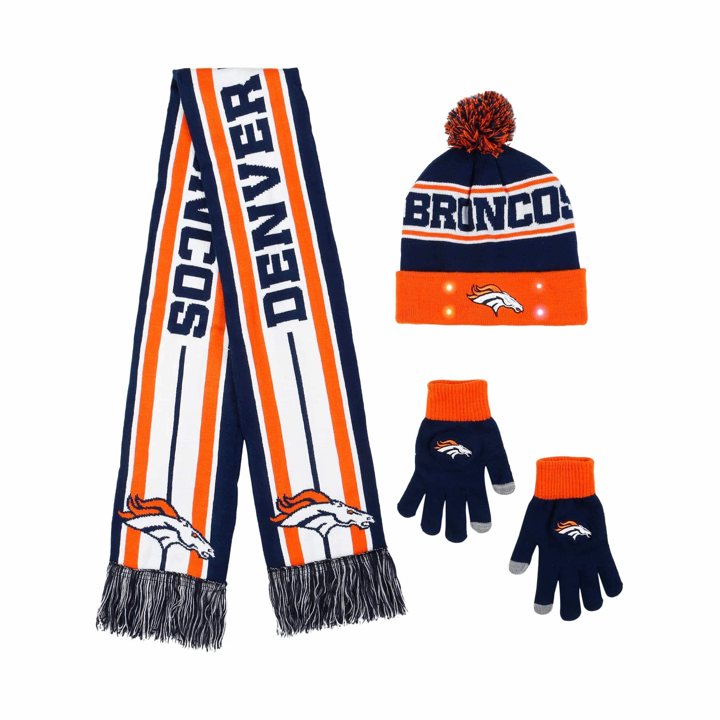 Denver Broncos NFL Snow Stealer Cold Weather Set - Image 2
