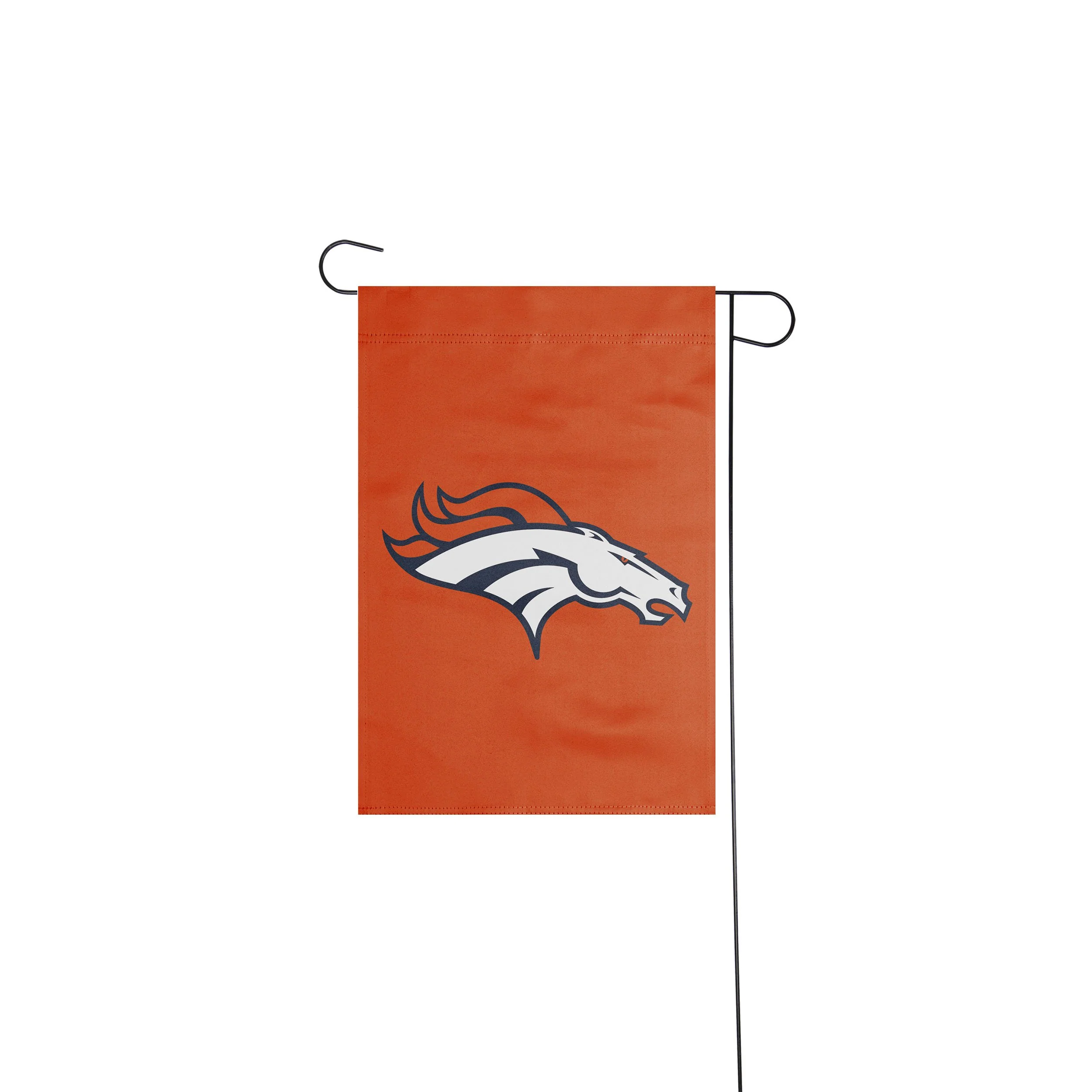 Denver Broncos NFL Solid Garden Flag - Image 2