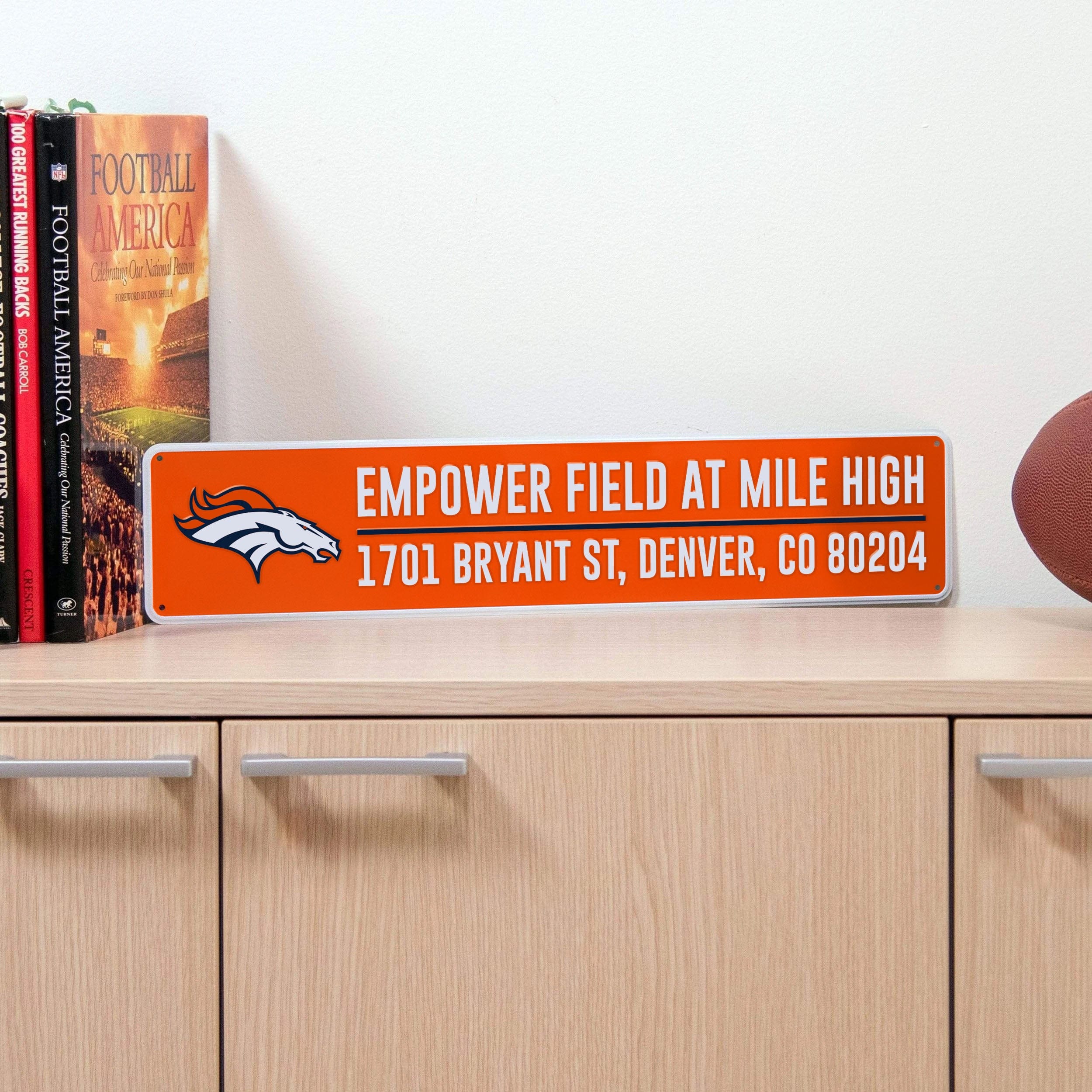 Denver Broncos NFL Stadium Street Sign - Image 2
