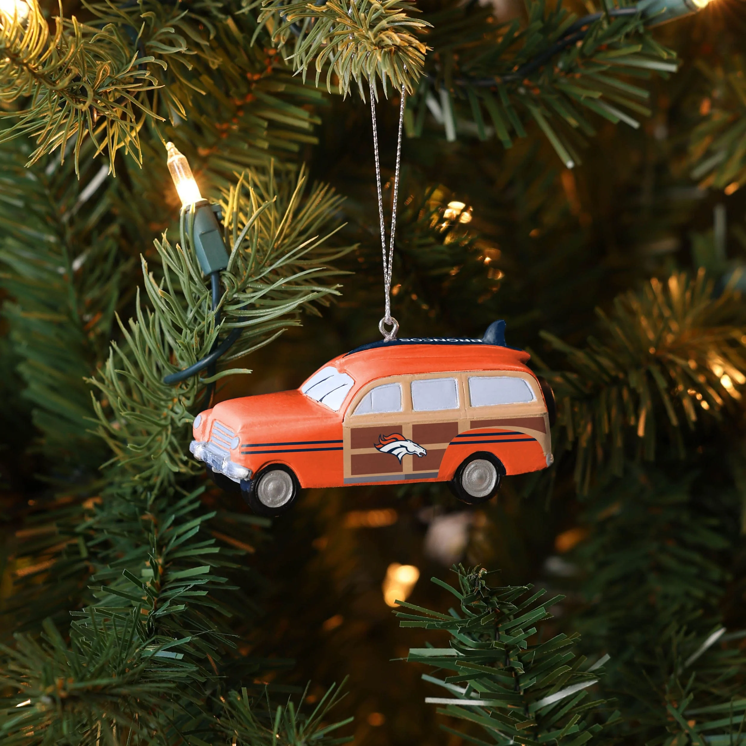 Denver Broncos NFL Station Wagon Ornament - Image 4